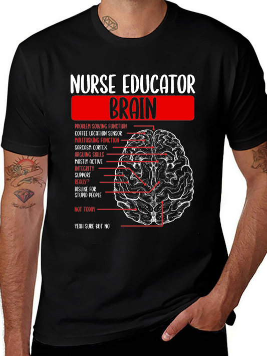 Nurse Educator Brain T-Shirt