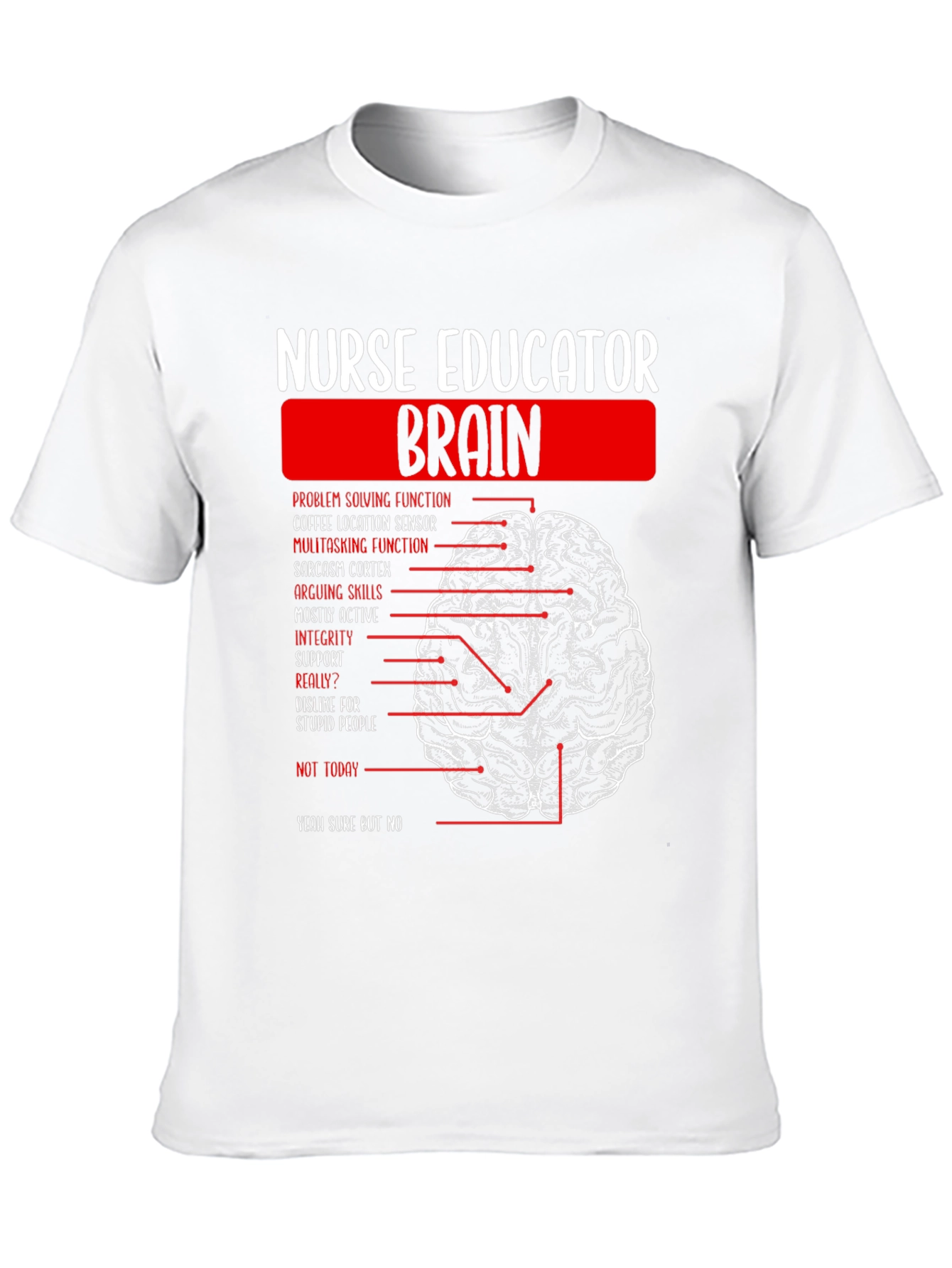 Nurse Educator Brain T-Shirt