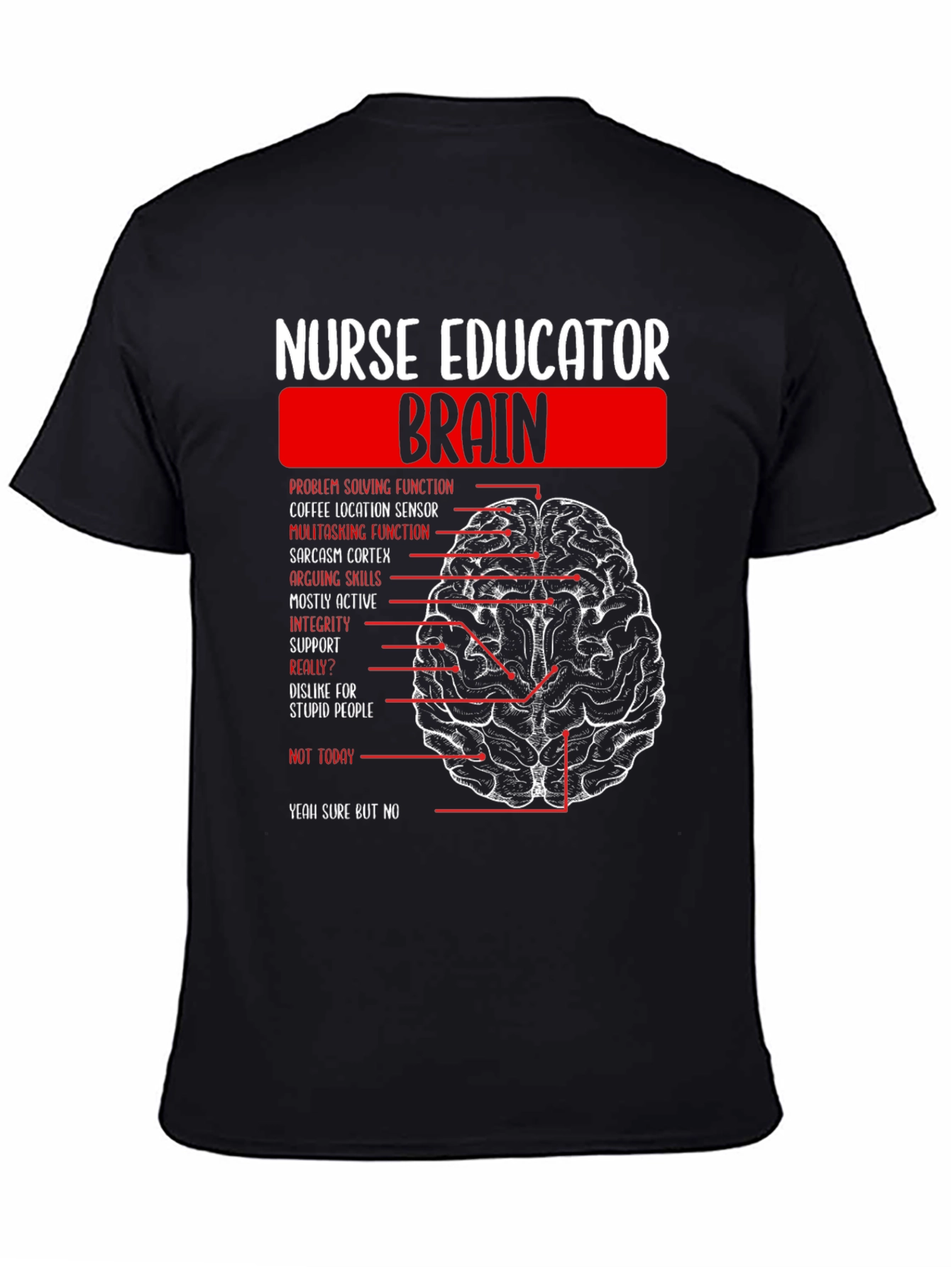 Nurse Educator Brain T-Shirt