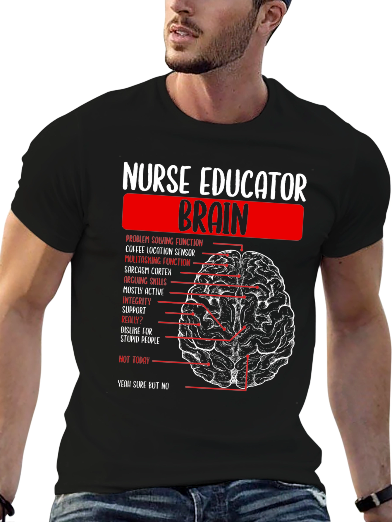 Nurse Educator Brain T-Shirt