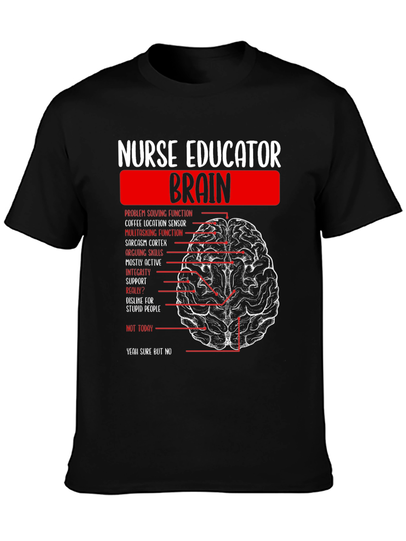 Nurse Educator Brain T-Shirt
