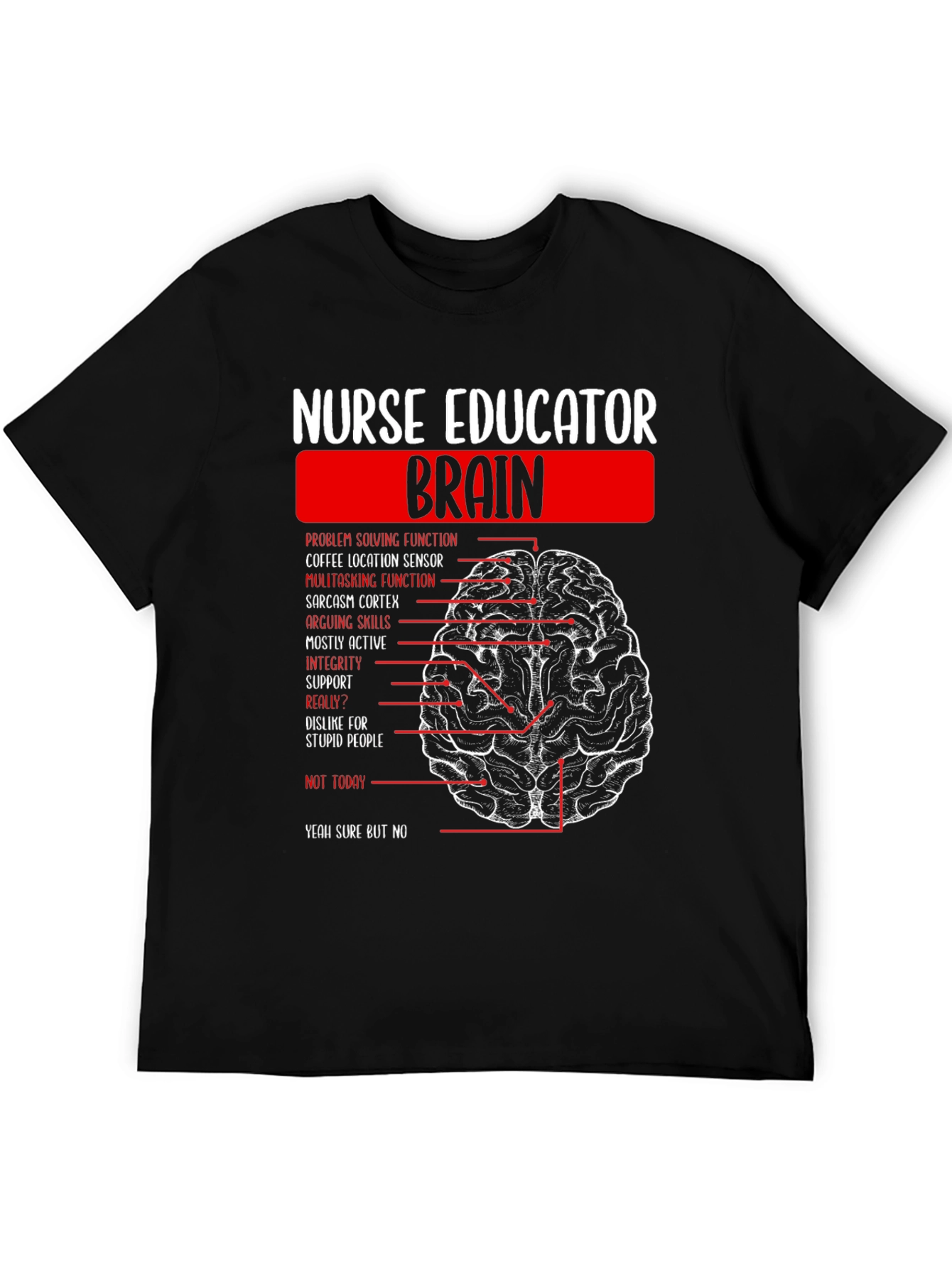 Nurse Educator Brain T-Shirt