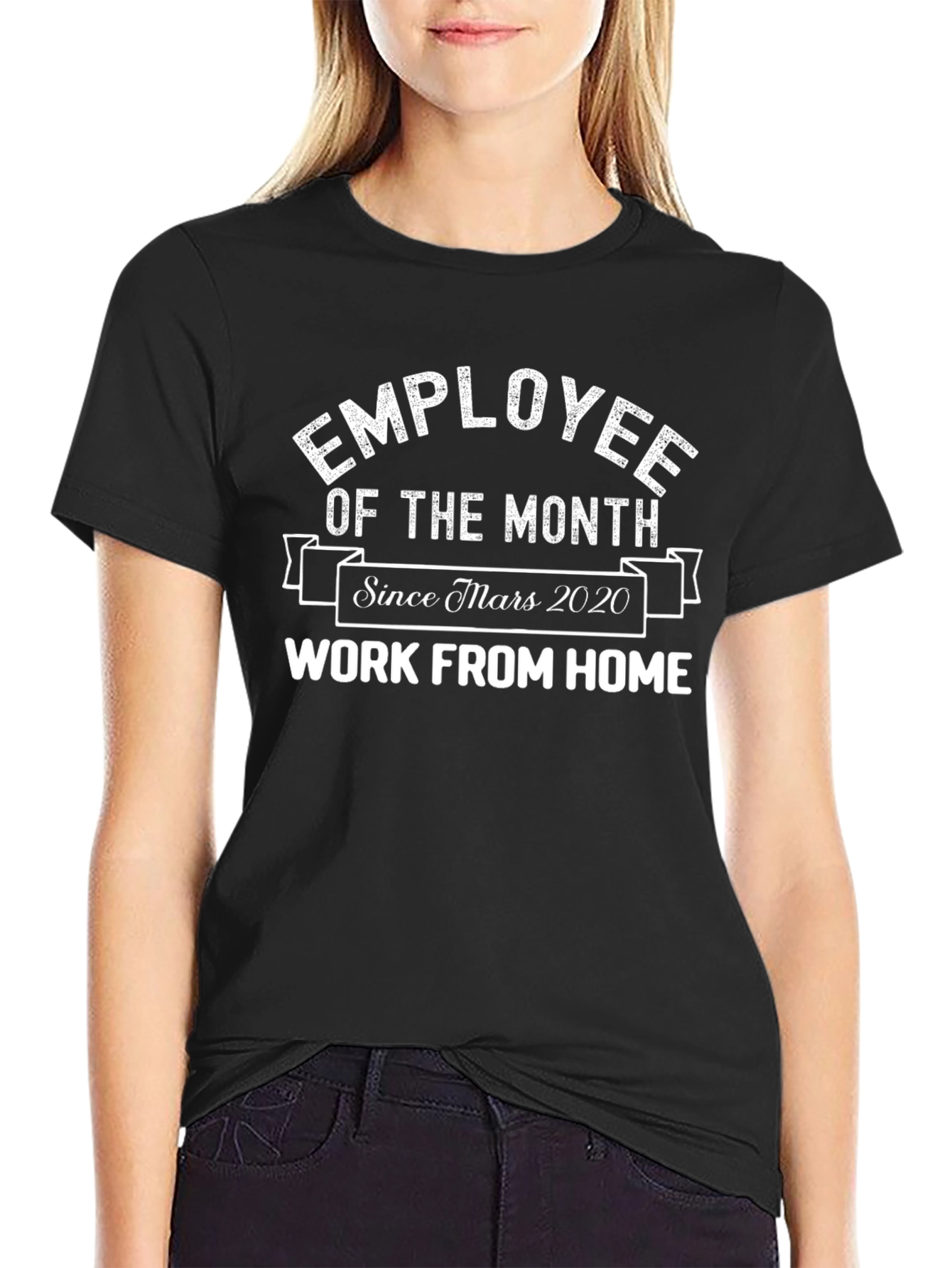 Employee of the Month Work From Home Tee
