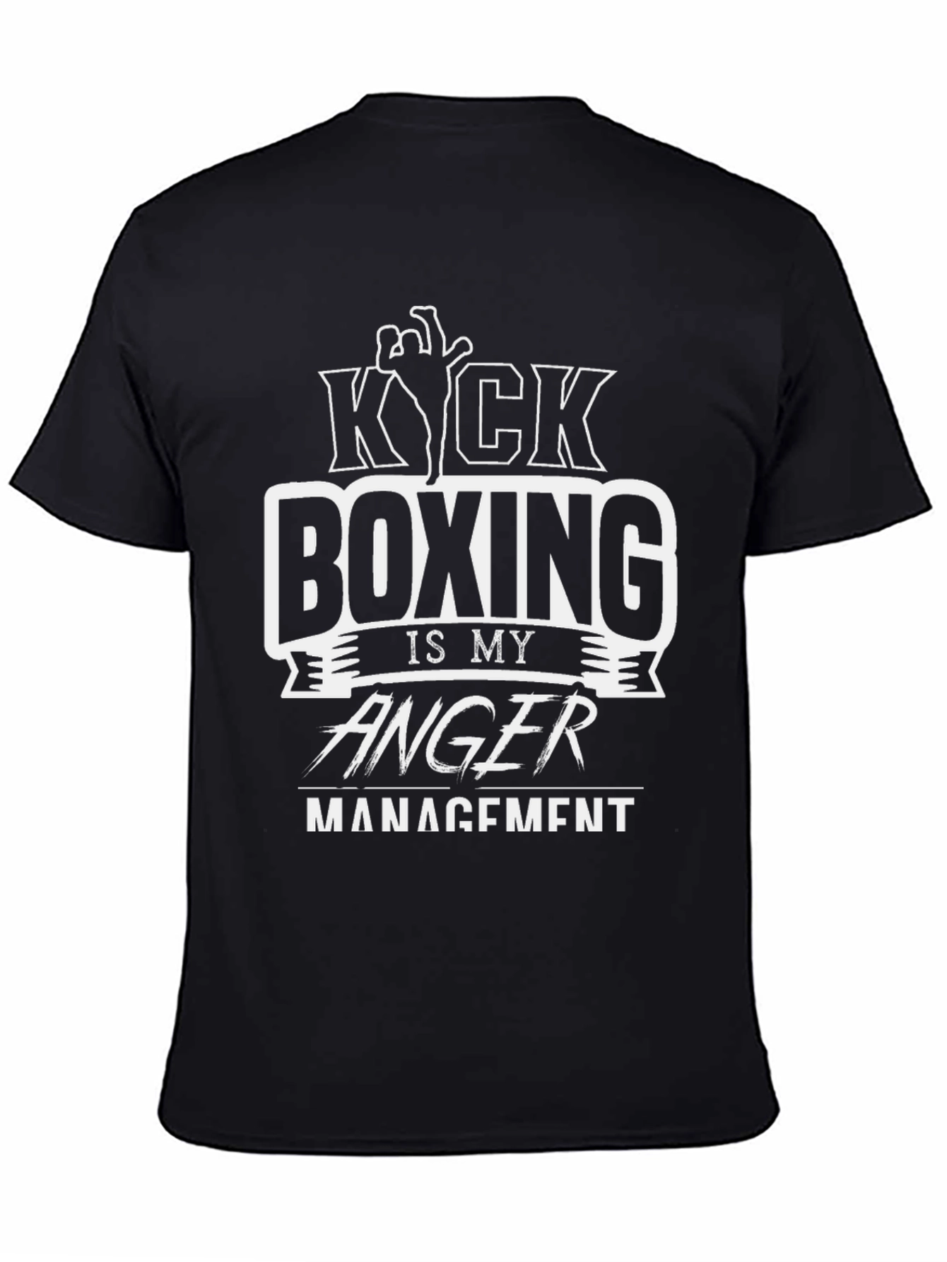 Kick Boxing Anger Management Graphic T-Shirt