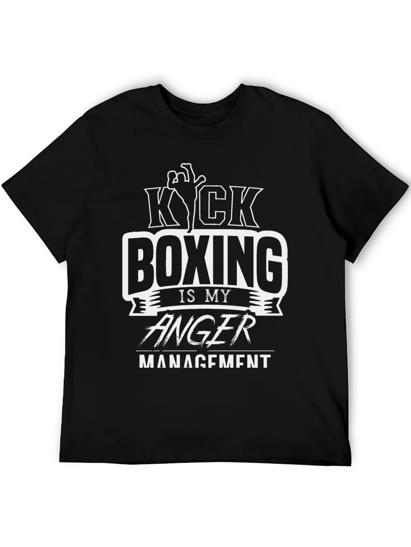 Kick Boxing Anger Management Graphic T-Shirt