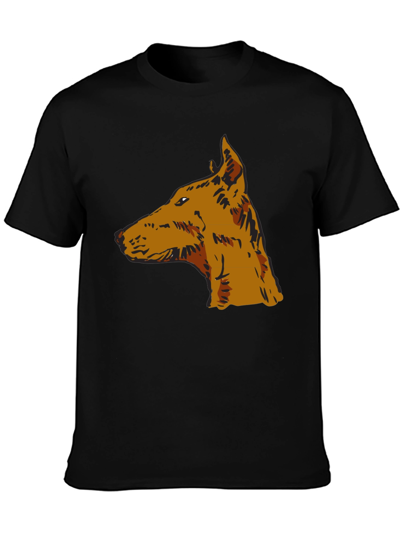 Dog Breed Graphic Tee - Stylish Mens Black T-Shirt
