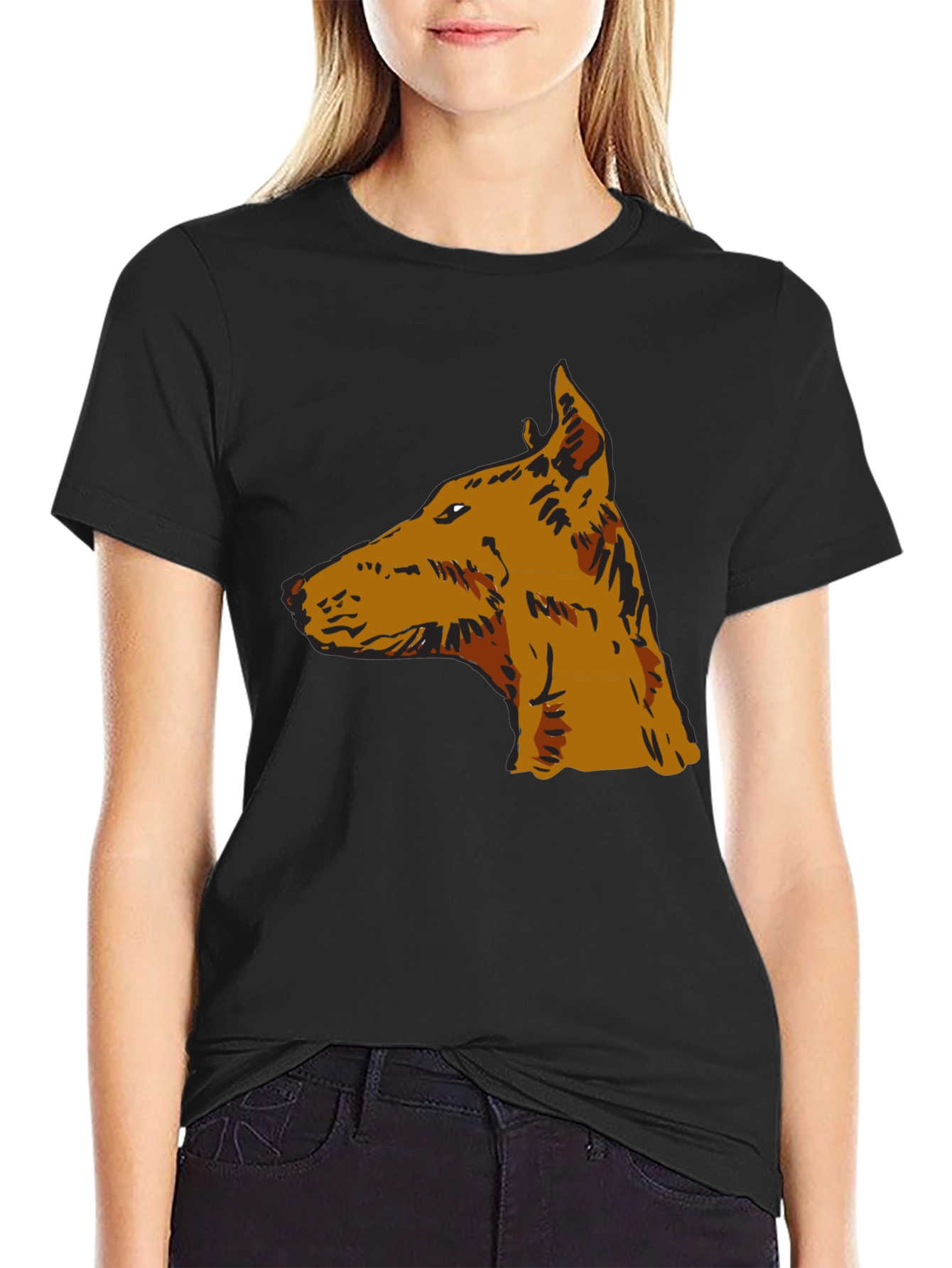 Dog Breed Graphic Tee - Stylish Mens Black T-Shirt