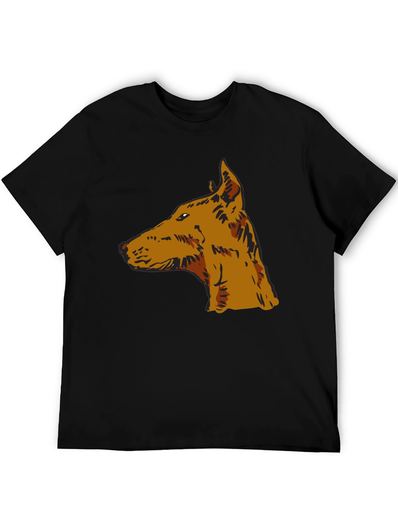 Dog Breed Graphic Tee - Stylish Mens Black T-Shirt