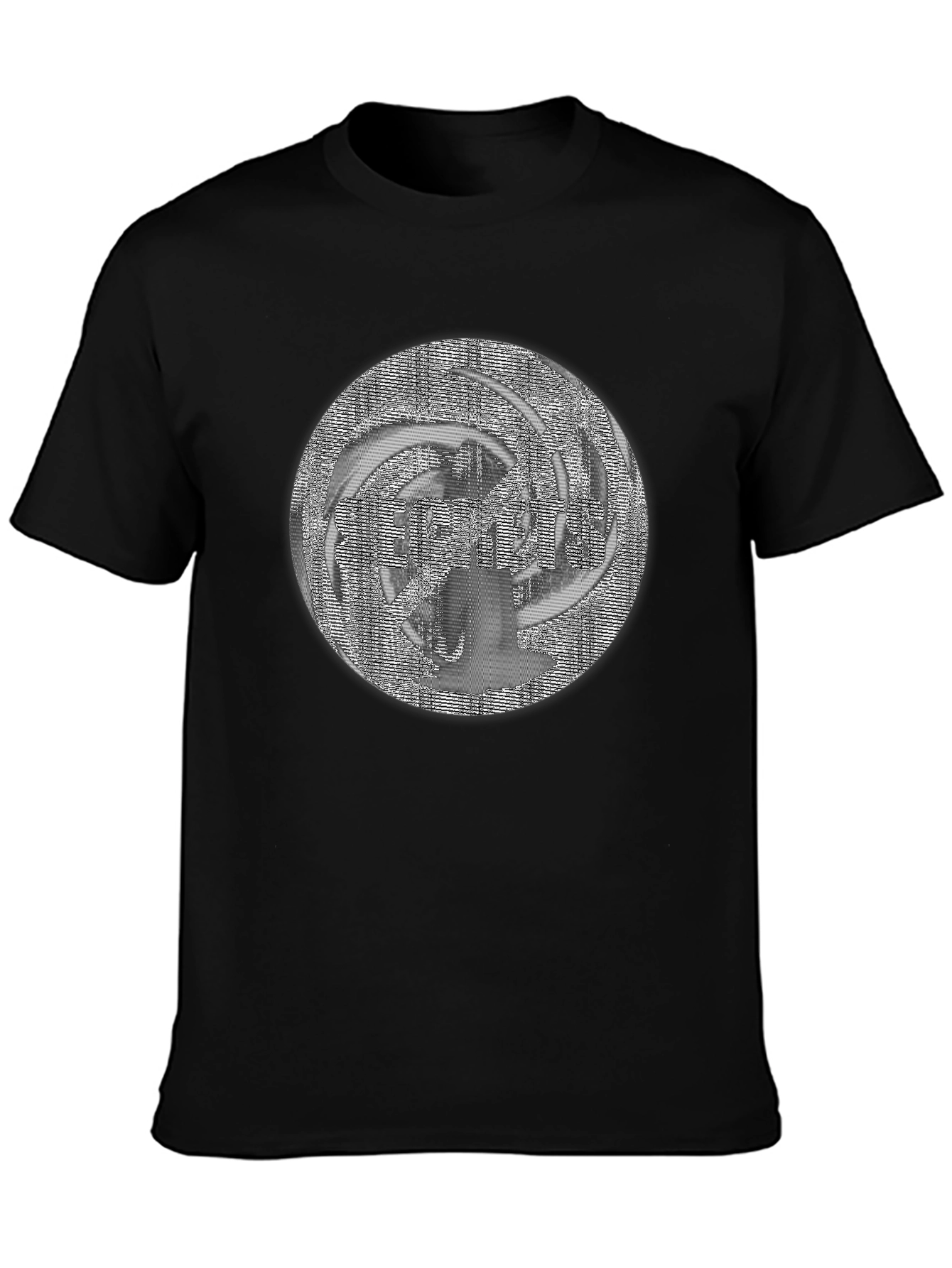 Abstract Design Black T-Shirt - Modern Art Tee