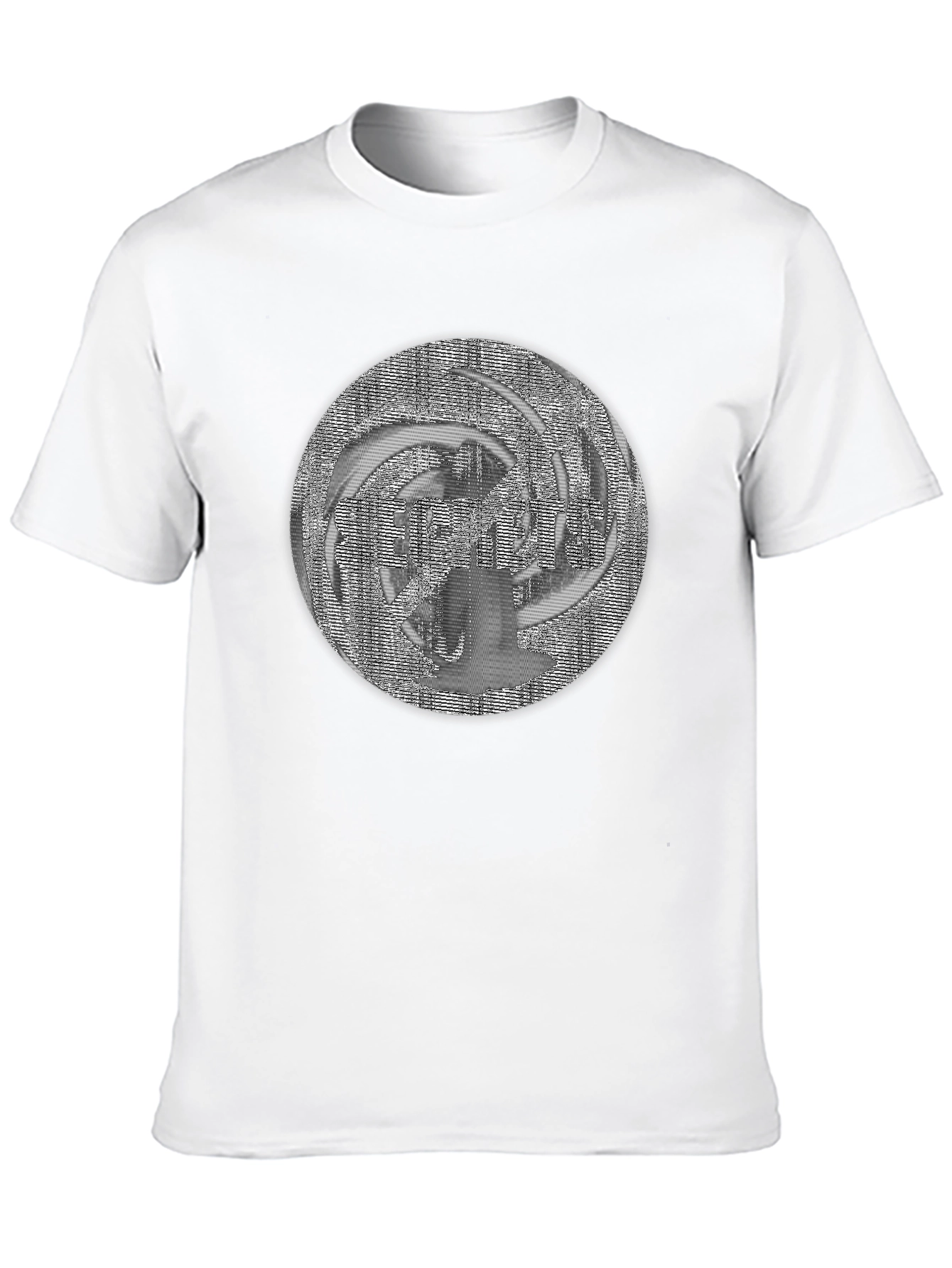 Abstract Design Black T-Shirt - Modern Art Tee