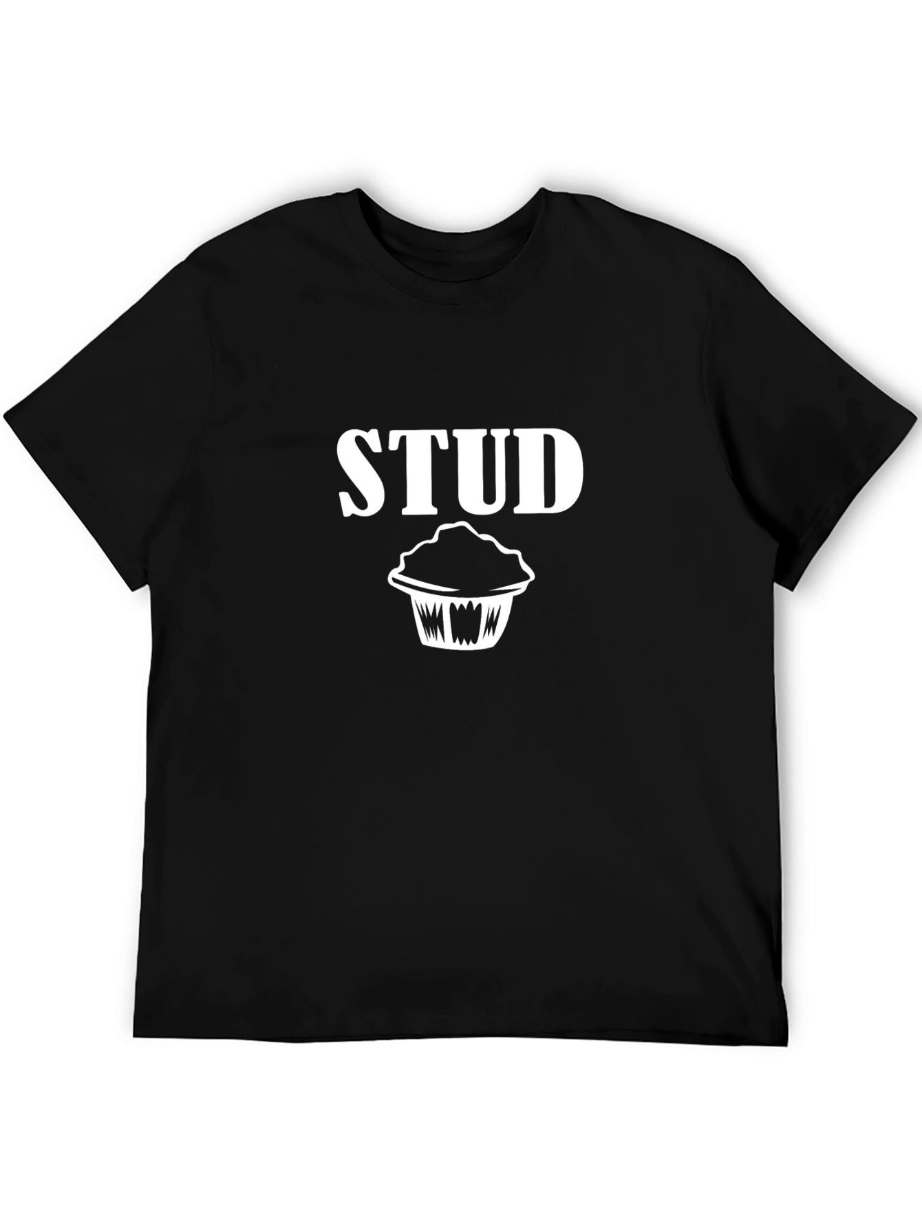 Stud Muffin Graphic Tee - Black