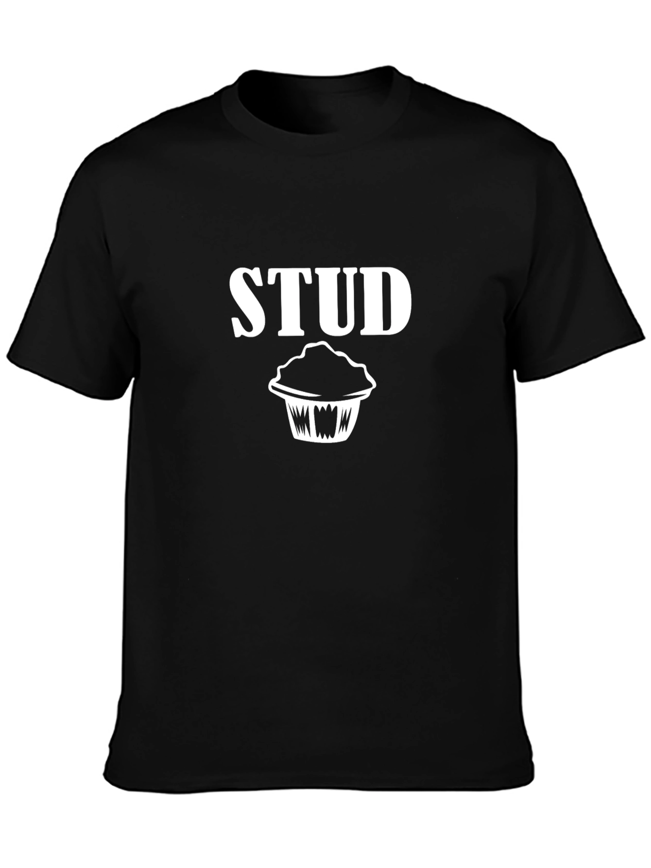 Stud Muffin Graphic Tee - Black