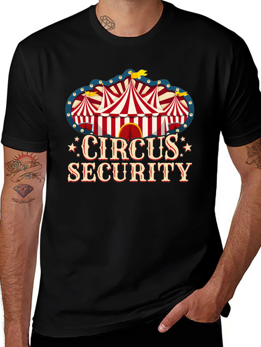 Circus Security T-Shirt: Novelty Graphic Tee for Event Staff