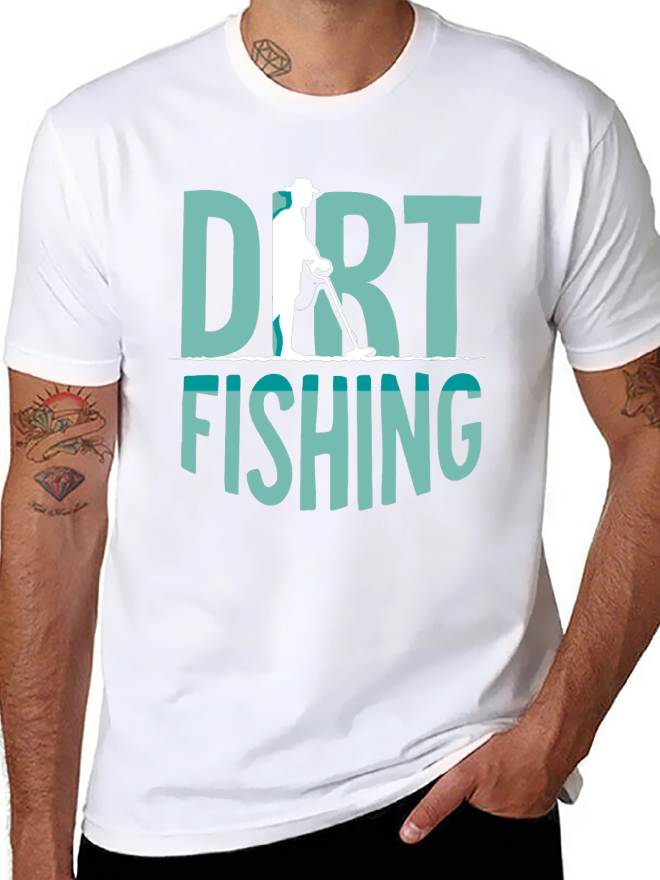 Dirt Fishing Metal Detecting T-Shirt