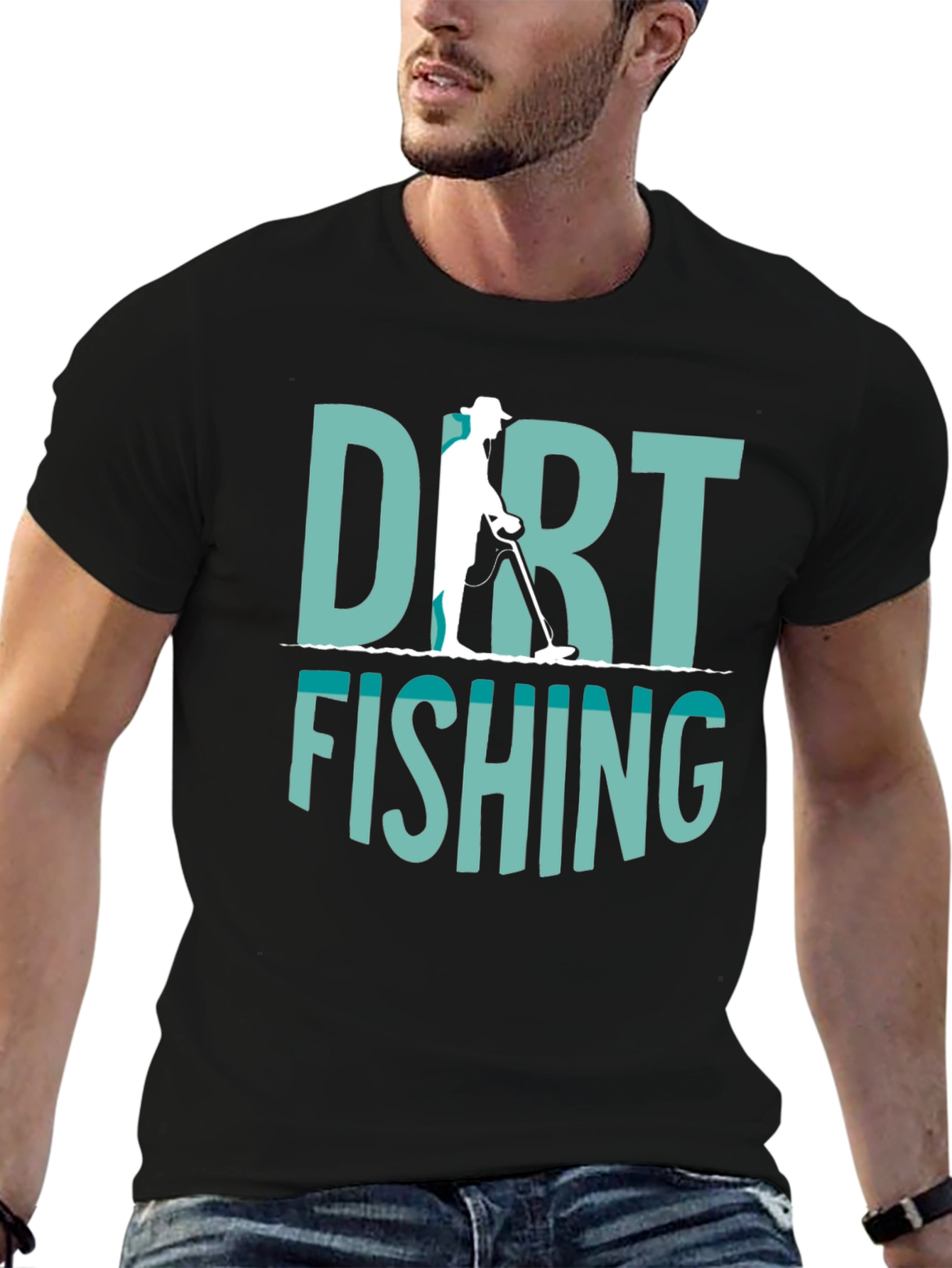 Dirt Fishing Metal Detecting T-Shirt