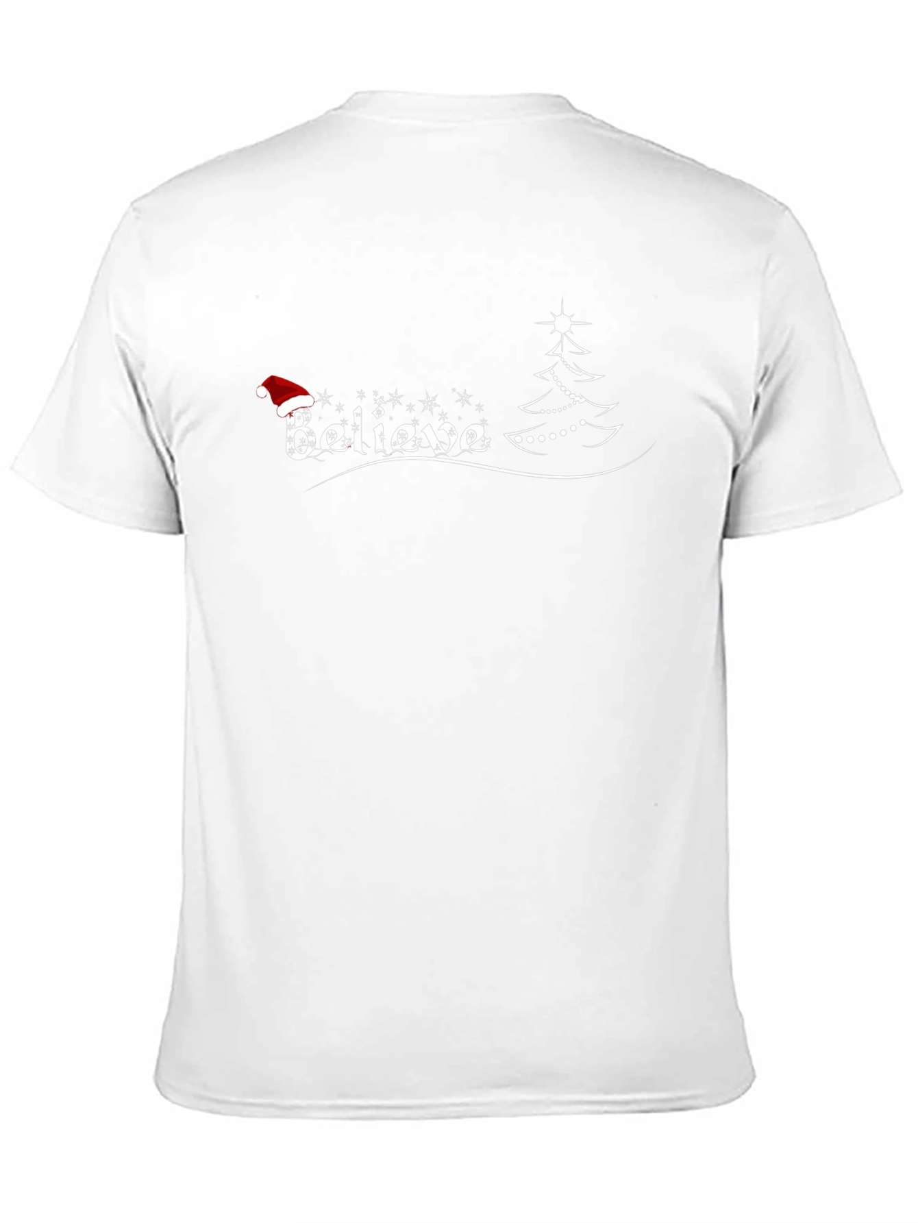 Believe Christmas Tee - Holiday Graphic T-Shirt