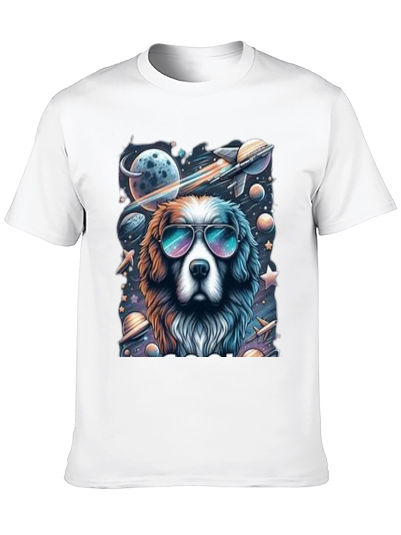 Cool Dog in Space T-Shirt