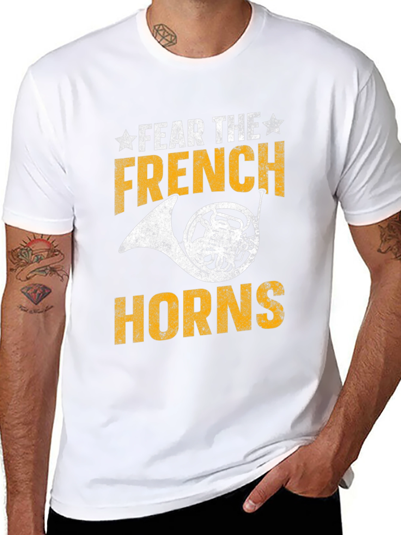 Fear the French Horns Graphic T-Shirt