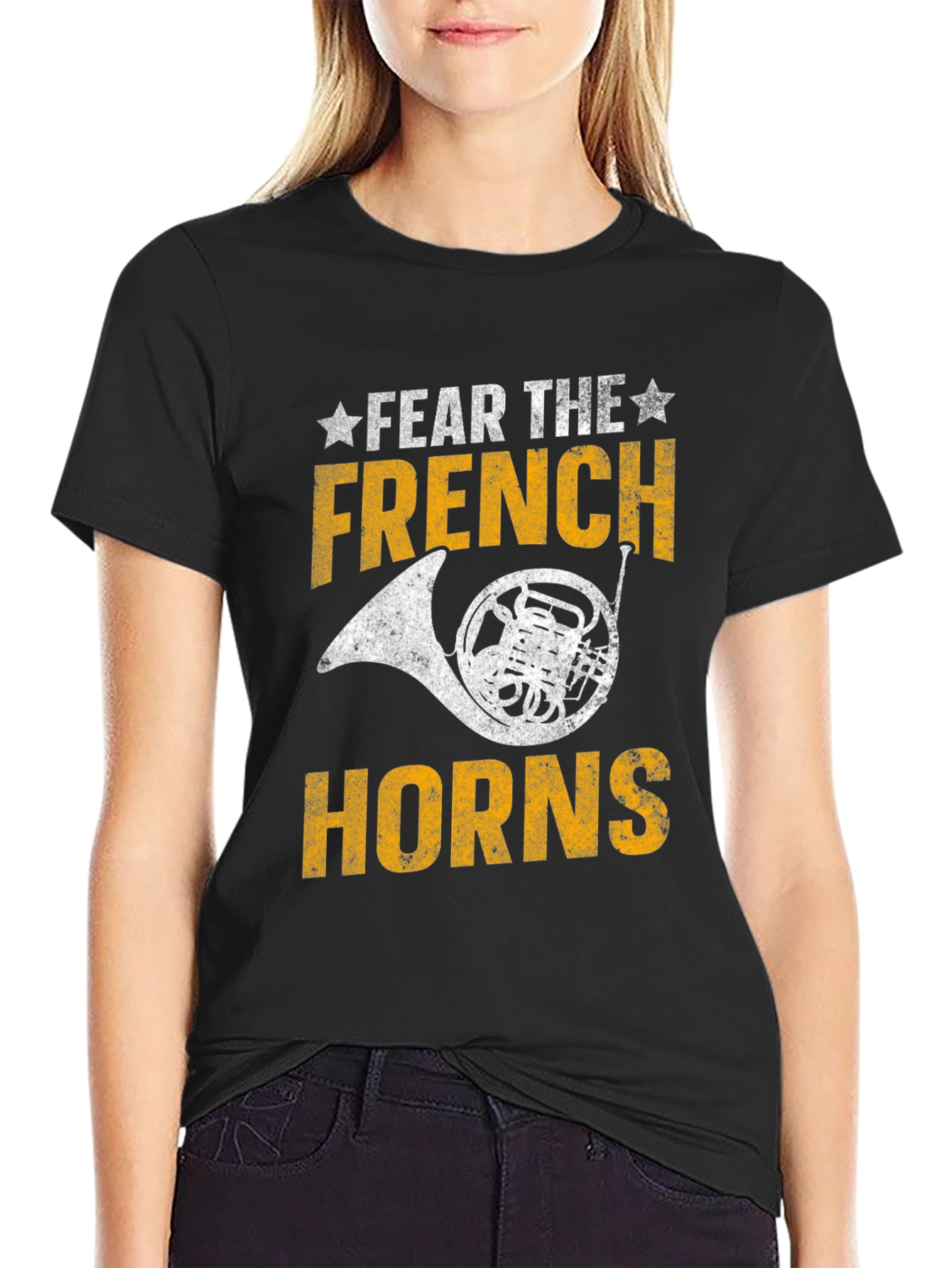 Fear the French Horns Graphic T-Shirt