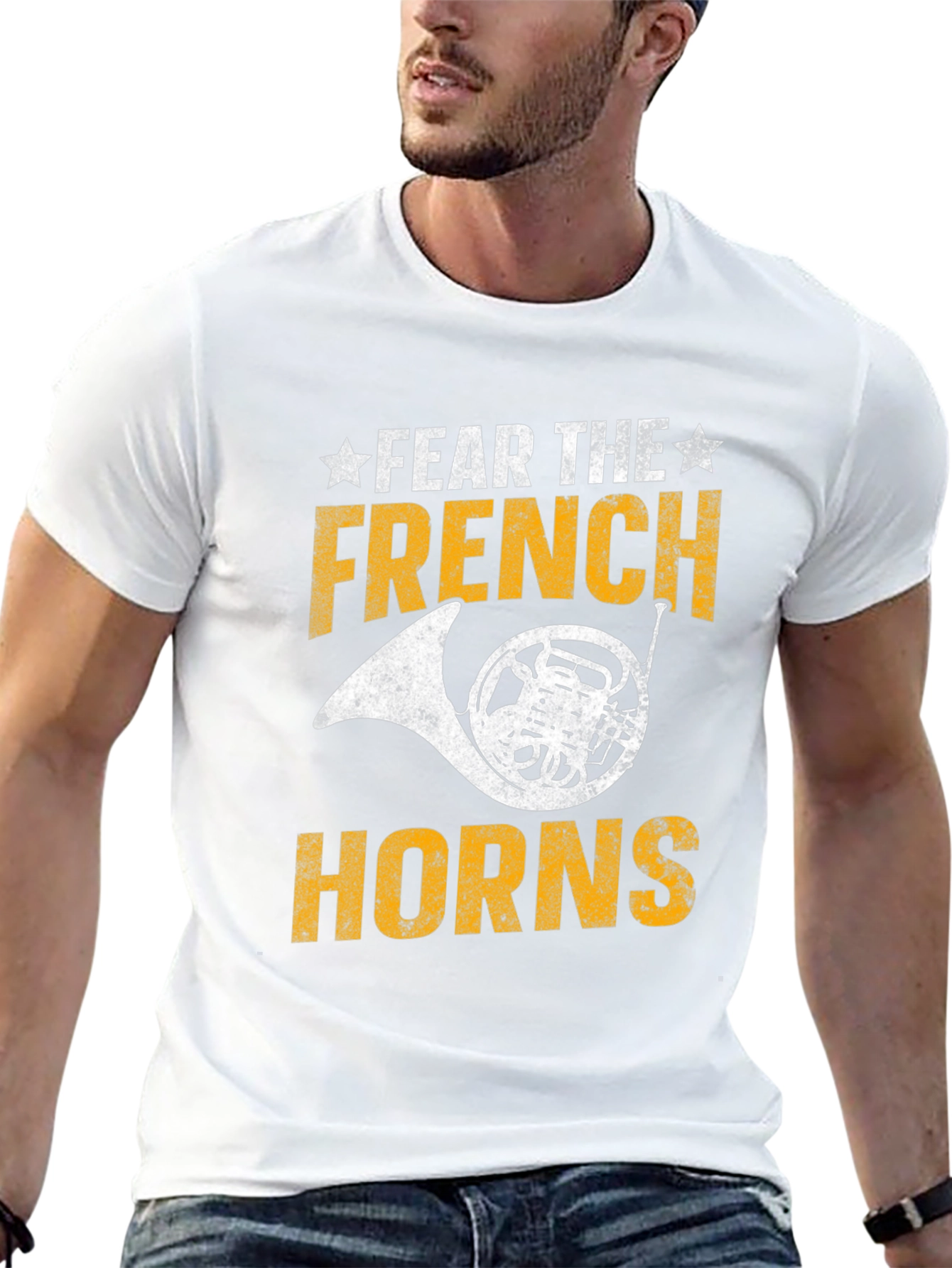 Fear the French Horns Graphic T-Shirt