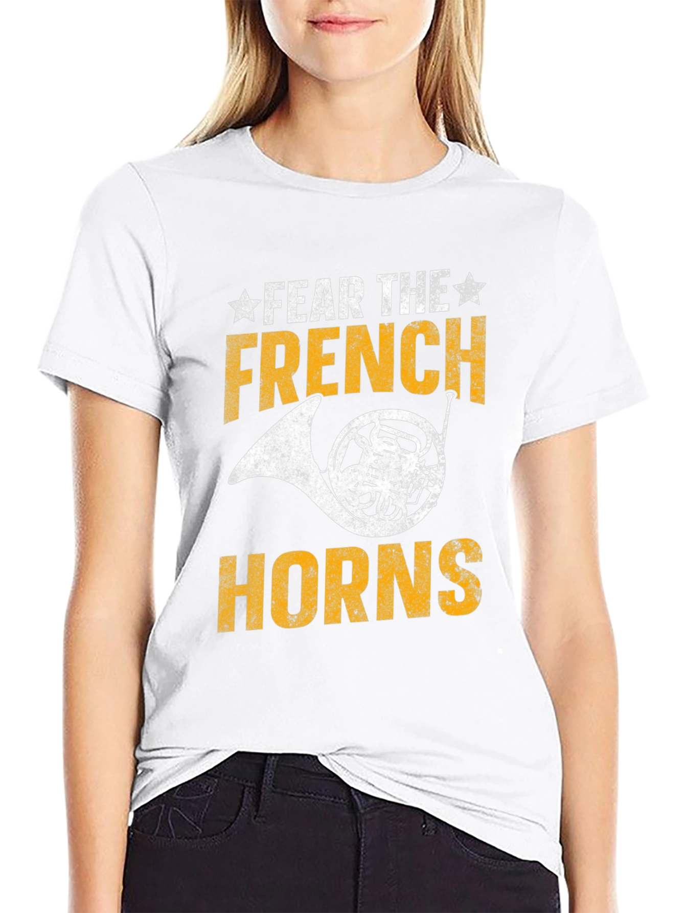 Fear the French Horns Graphic T-Shirt
