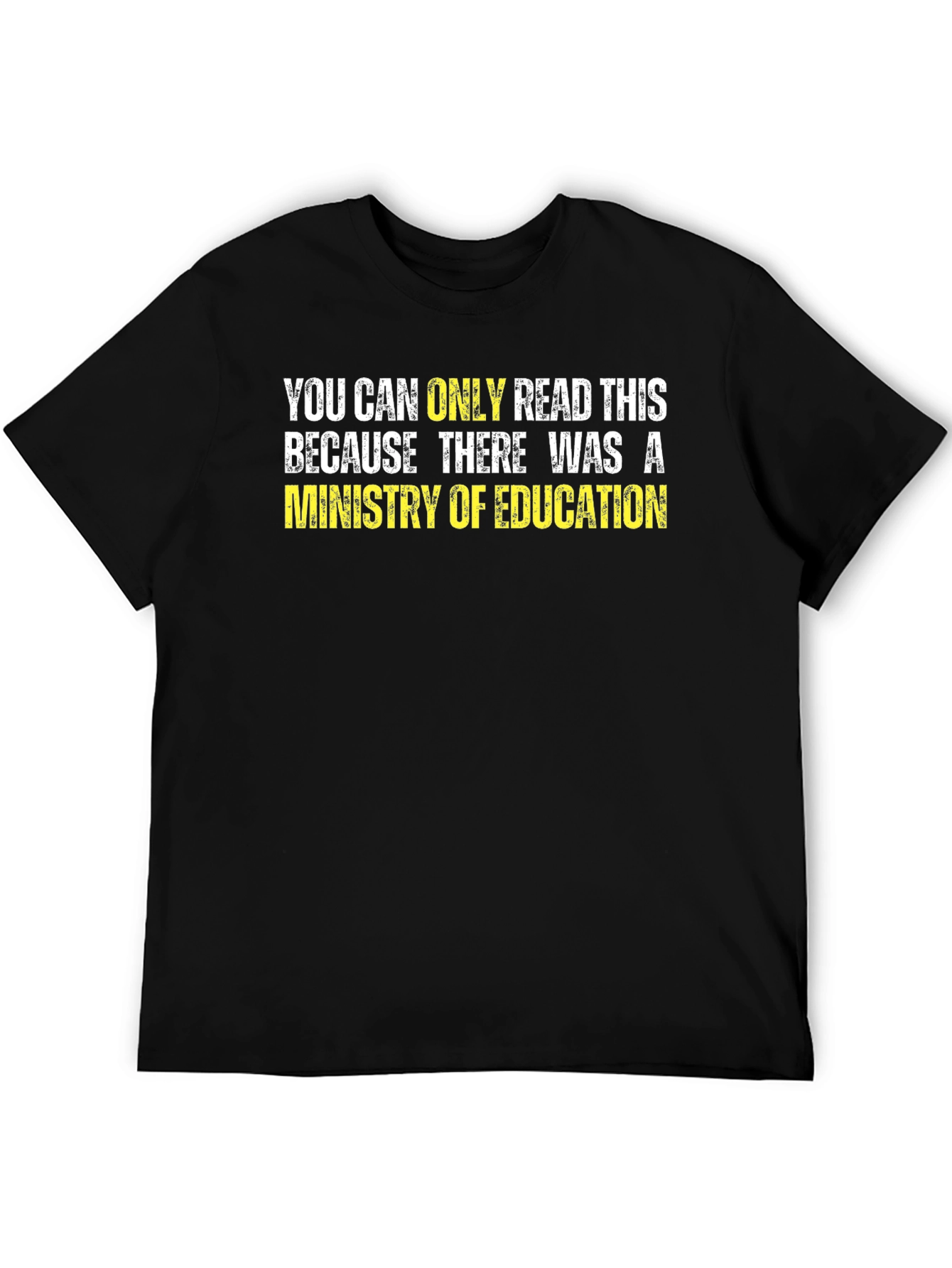 Ministry of Education T-Shirt - Humorous Graphic Tee