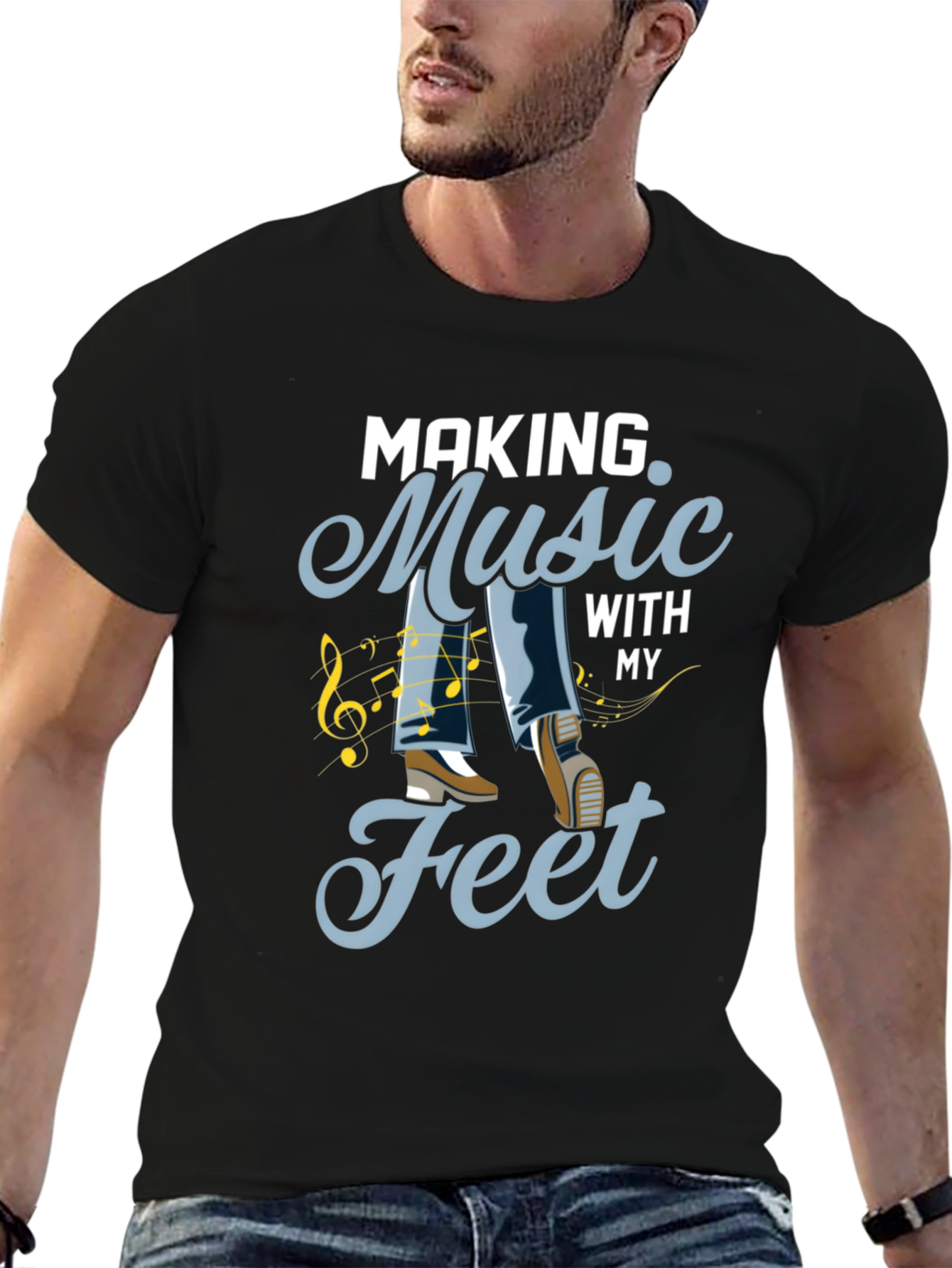 Music Feet Tee - Dance to Your Own Beat