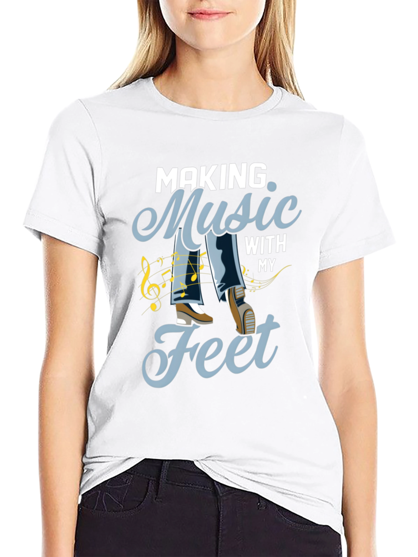 Music Feet Tee - Dance to Your Own Beat