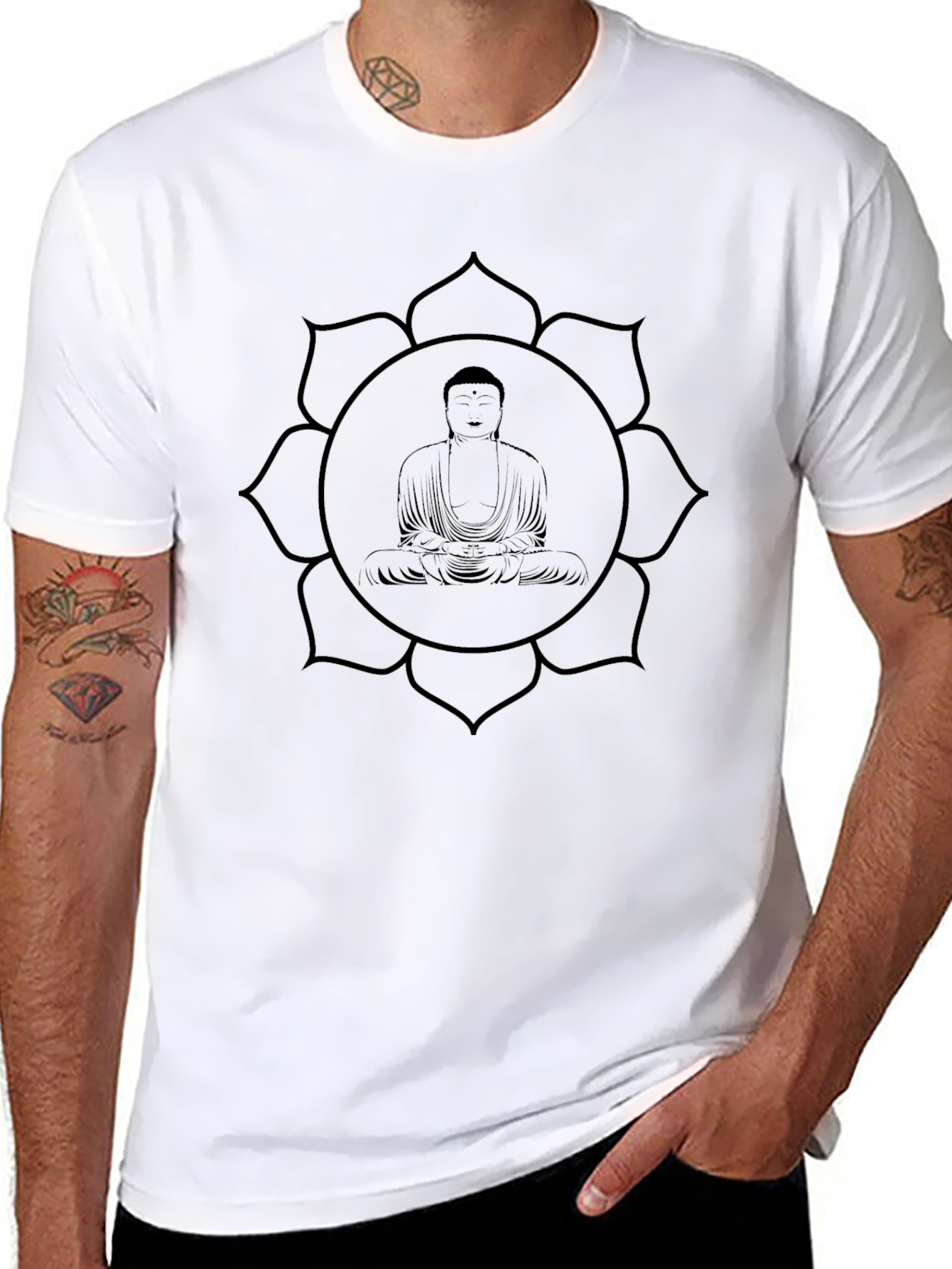 Buddha Lotus T-Shirt - Meditation & Spirituality