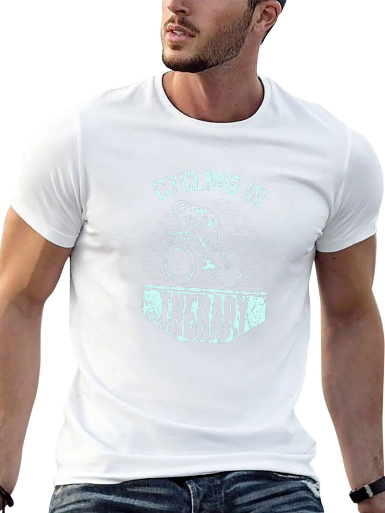 Cycling Therapy T-Shirt - Biker Gift