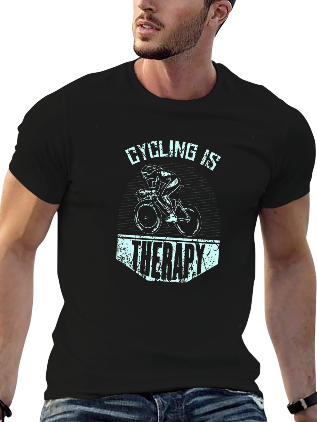 Cycling Therapy T-Shirt - Biker Gift