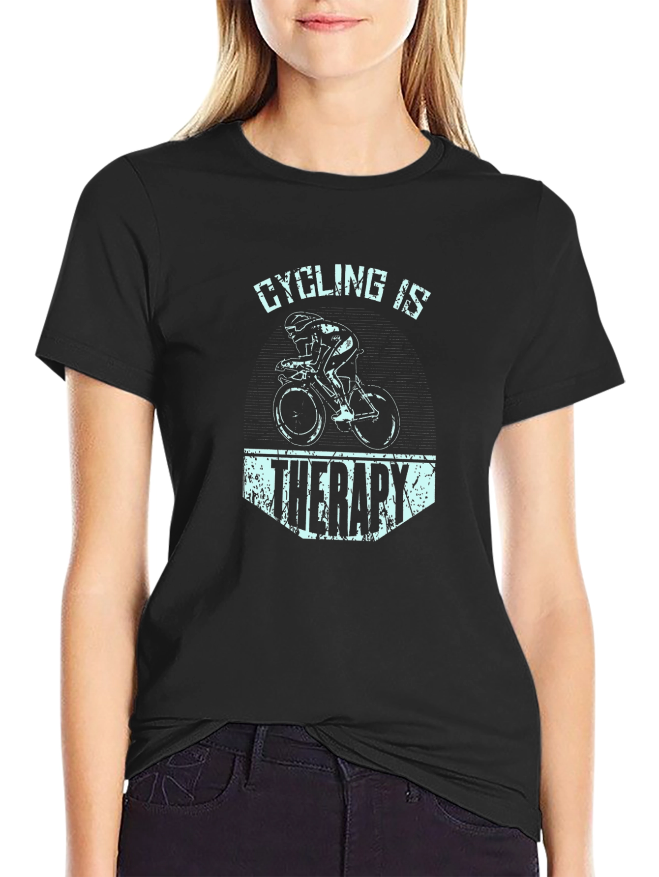 Cycling Therapy T-Shirt - Biker Gift
