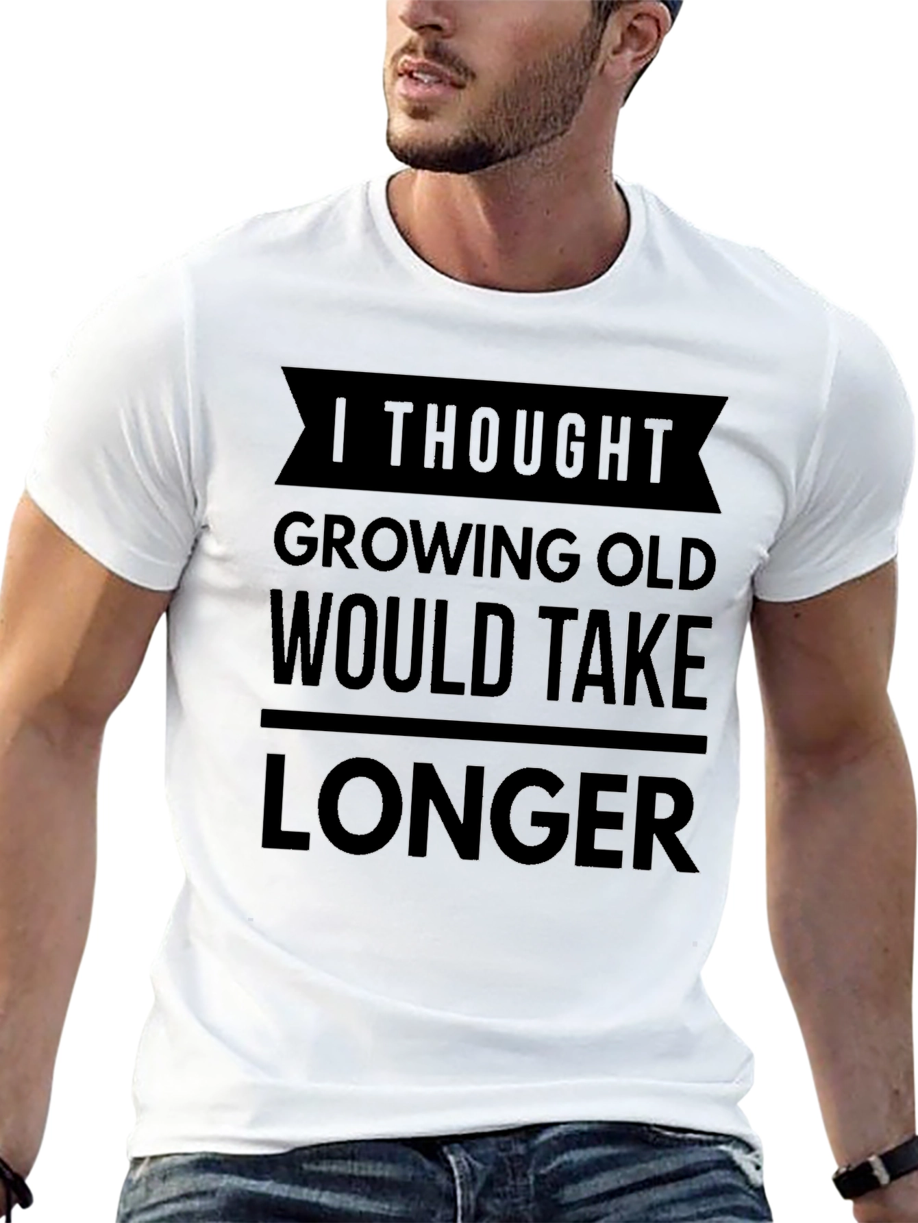 Funny Aging Humor Graphic T-Shirt