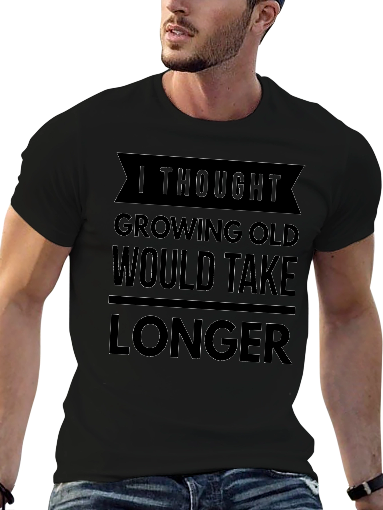 Funny Aging Humor Graphic T-Shirt