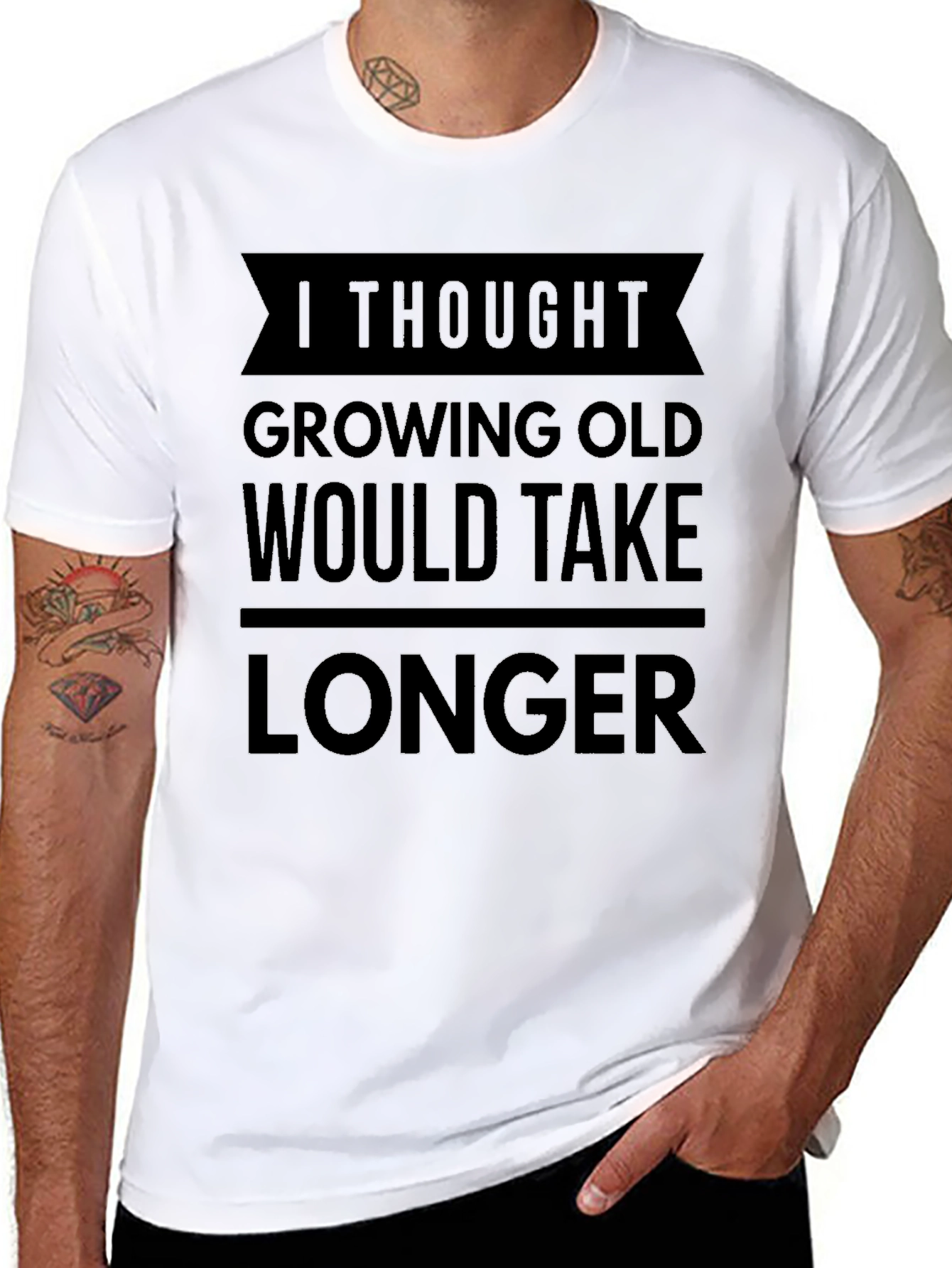 Funny Aging Humor Graphic T-Shirt
