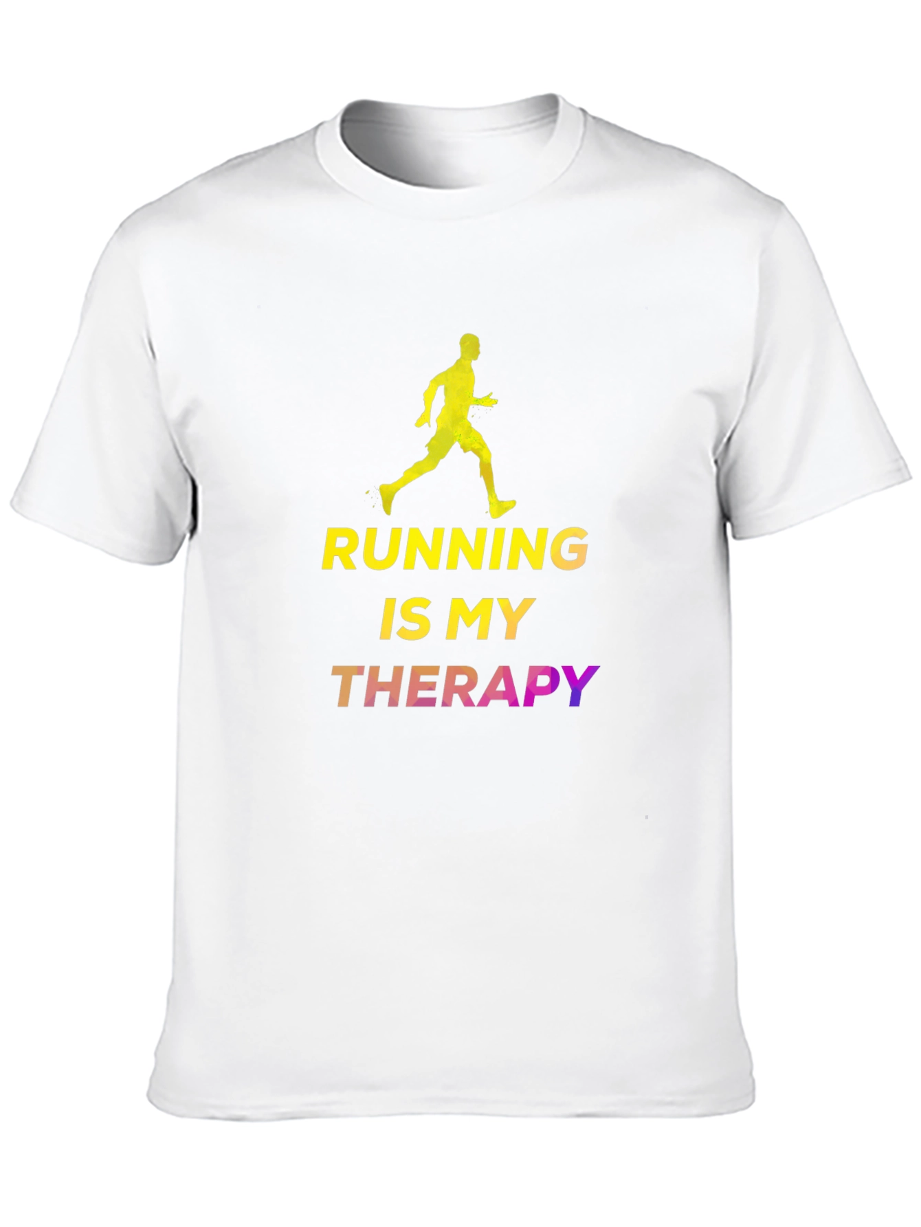 Running is My Therapy Graphic T-Shirt