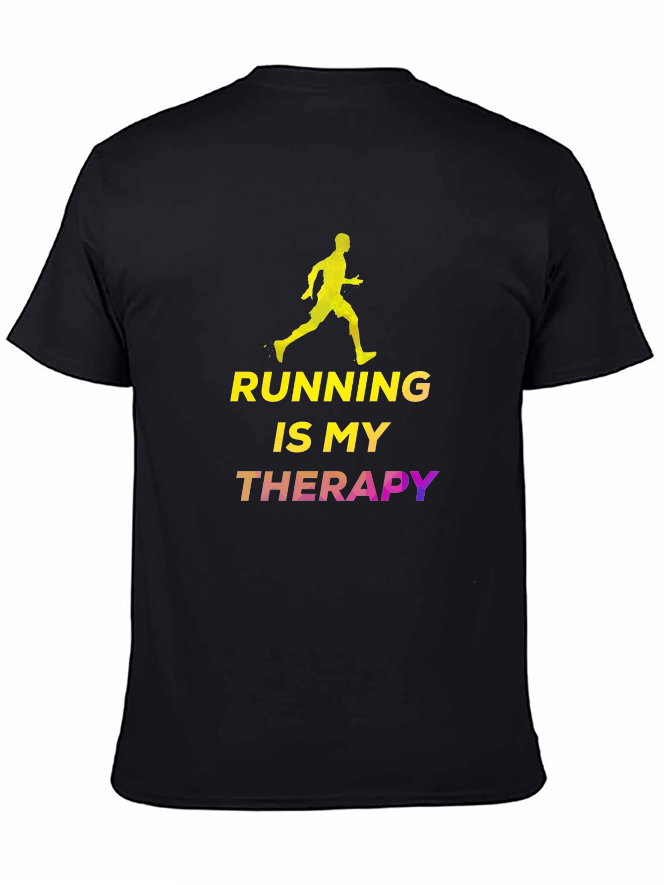 Running is My Therapy Graphic T-Shirt