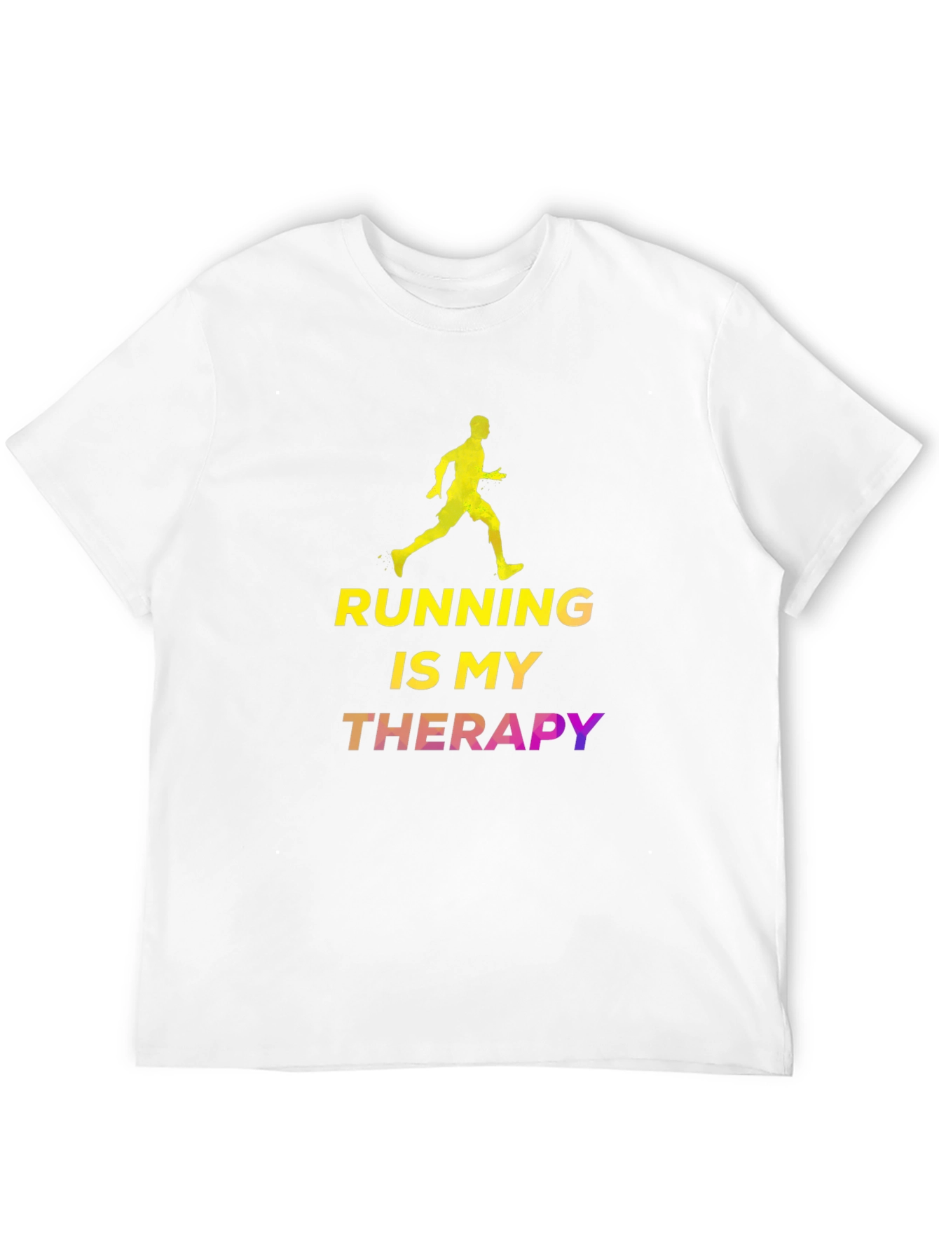 Running is My Therapy Graphic T-Shirt