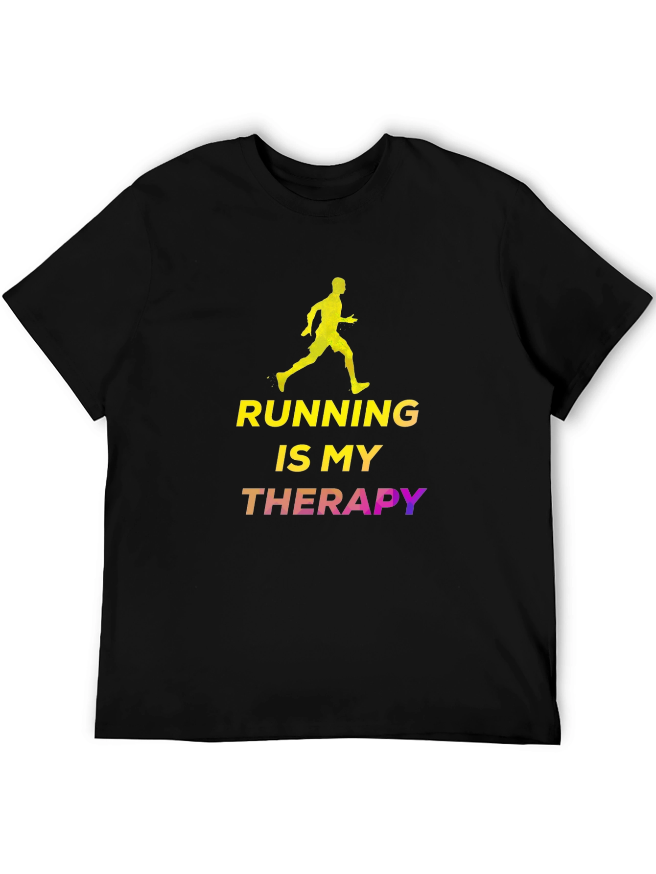 Running is My Therapy Graphic T-Shirt