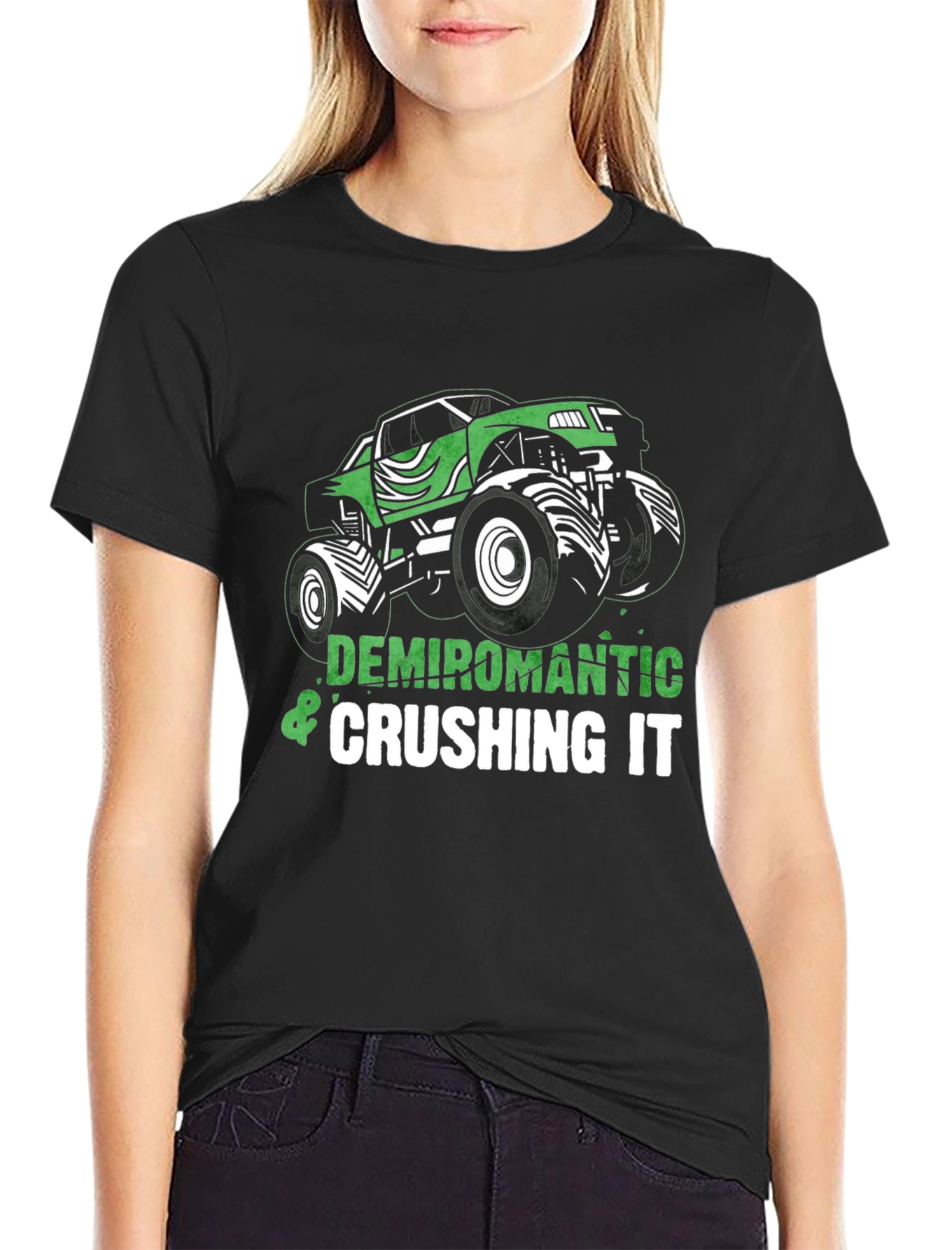 Demiromentic Crushing It Graphic Tee