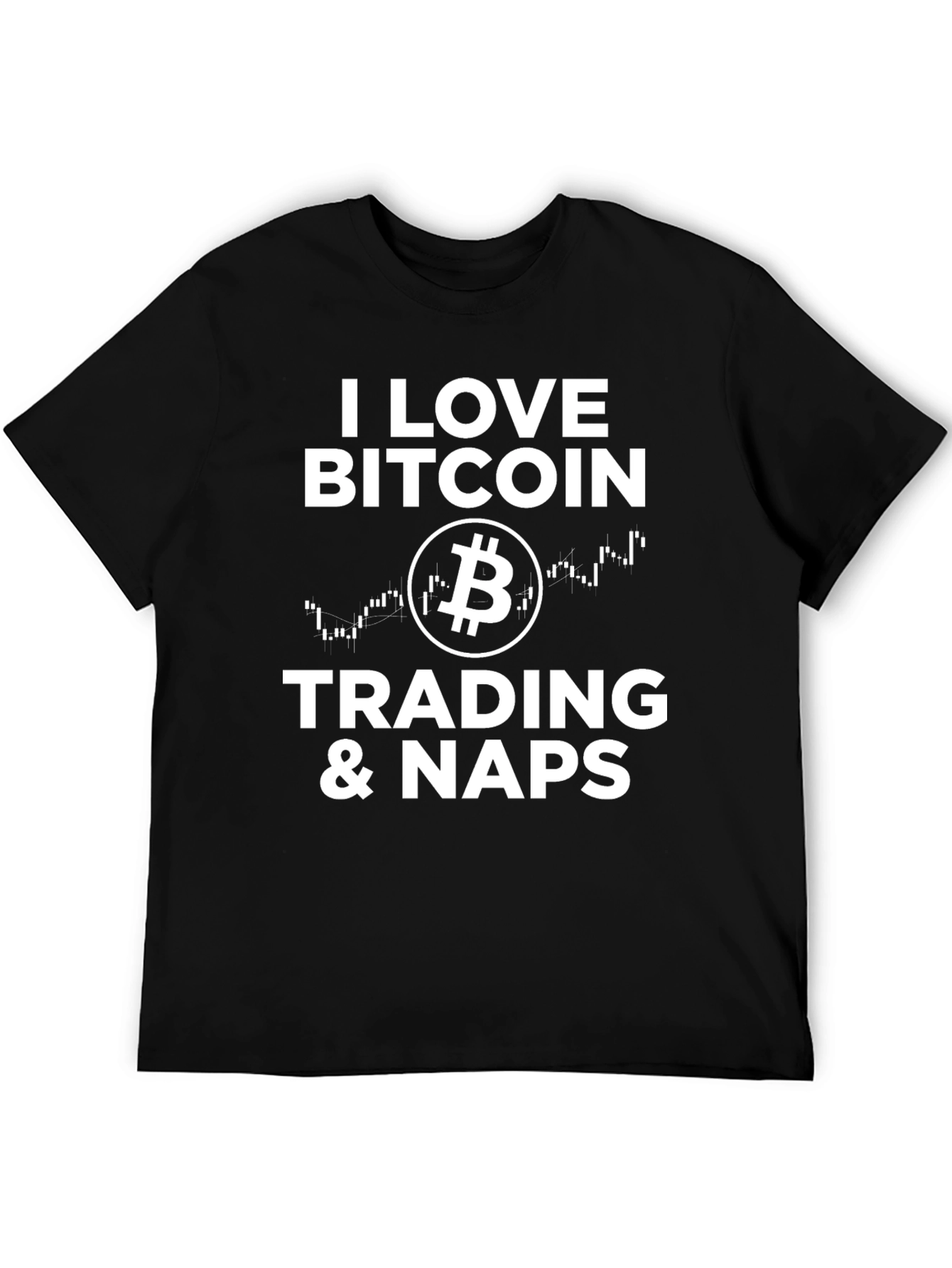 I Love Bitcoin Trading & Naps Graphic Tee