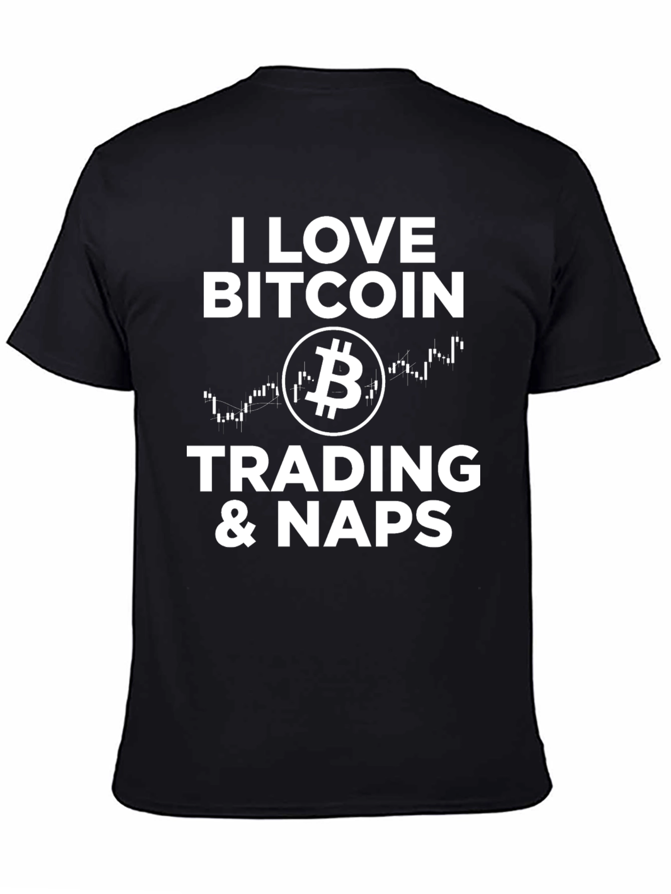 I Love Bitcoin Trading & Naps Graphic Tee