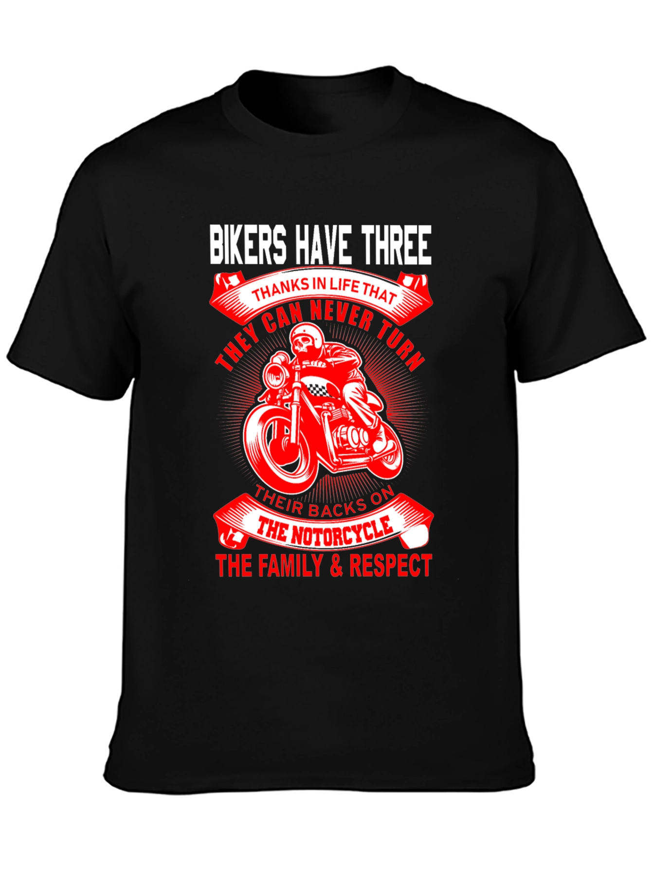 Bikers Have Three Motorcycle T-Shirt