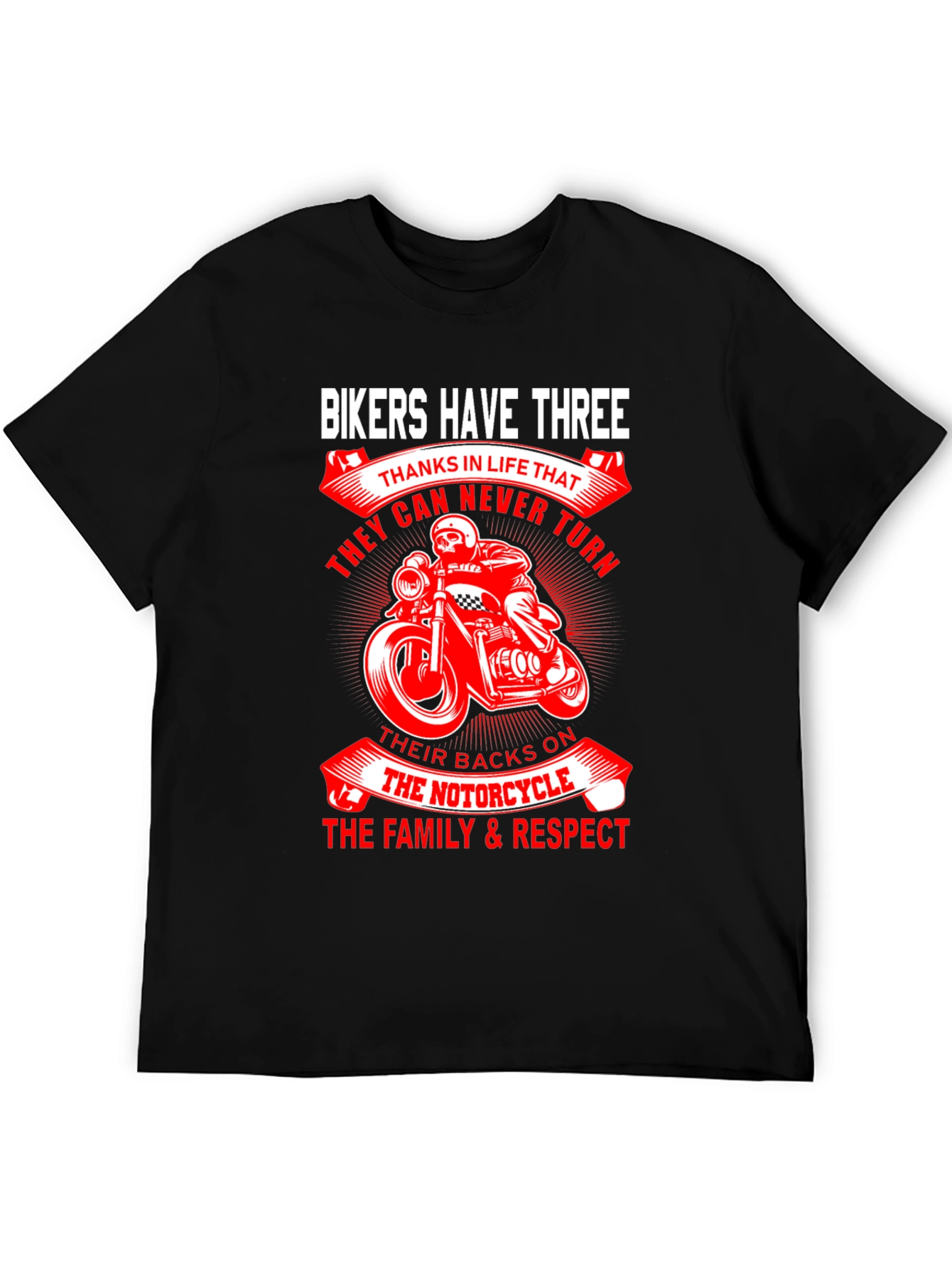 Bikers Have Three Motorcycle T-Shirt