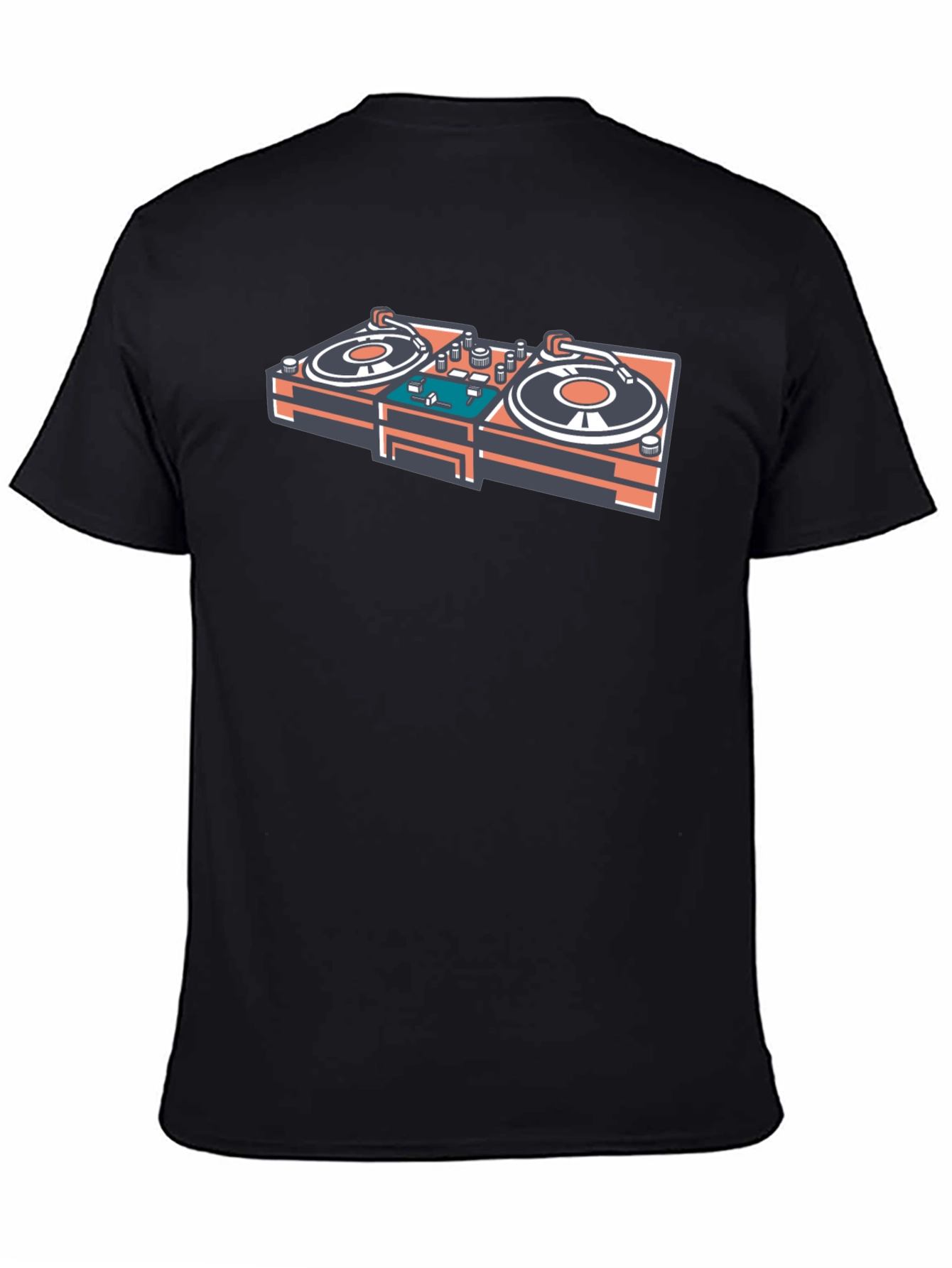 DJ Turntable Graphic T-Shirt - Music Lovers Tee