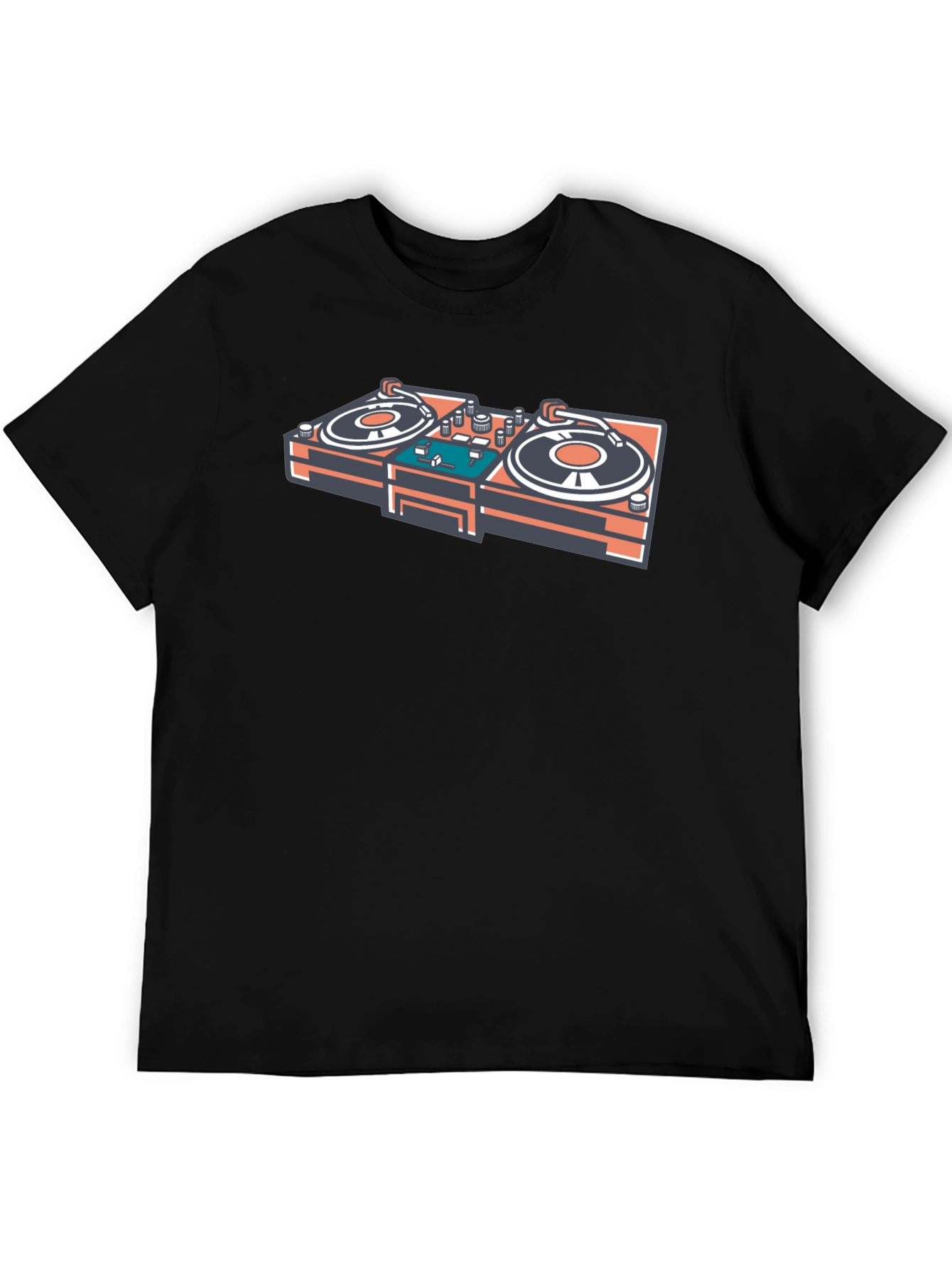 DJ Turntable Graphic T-Shirt - Music Lovers Tee