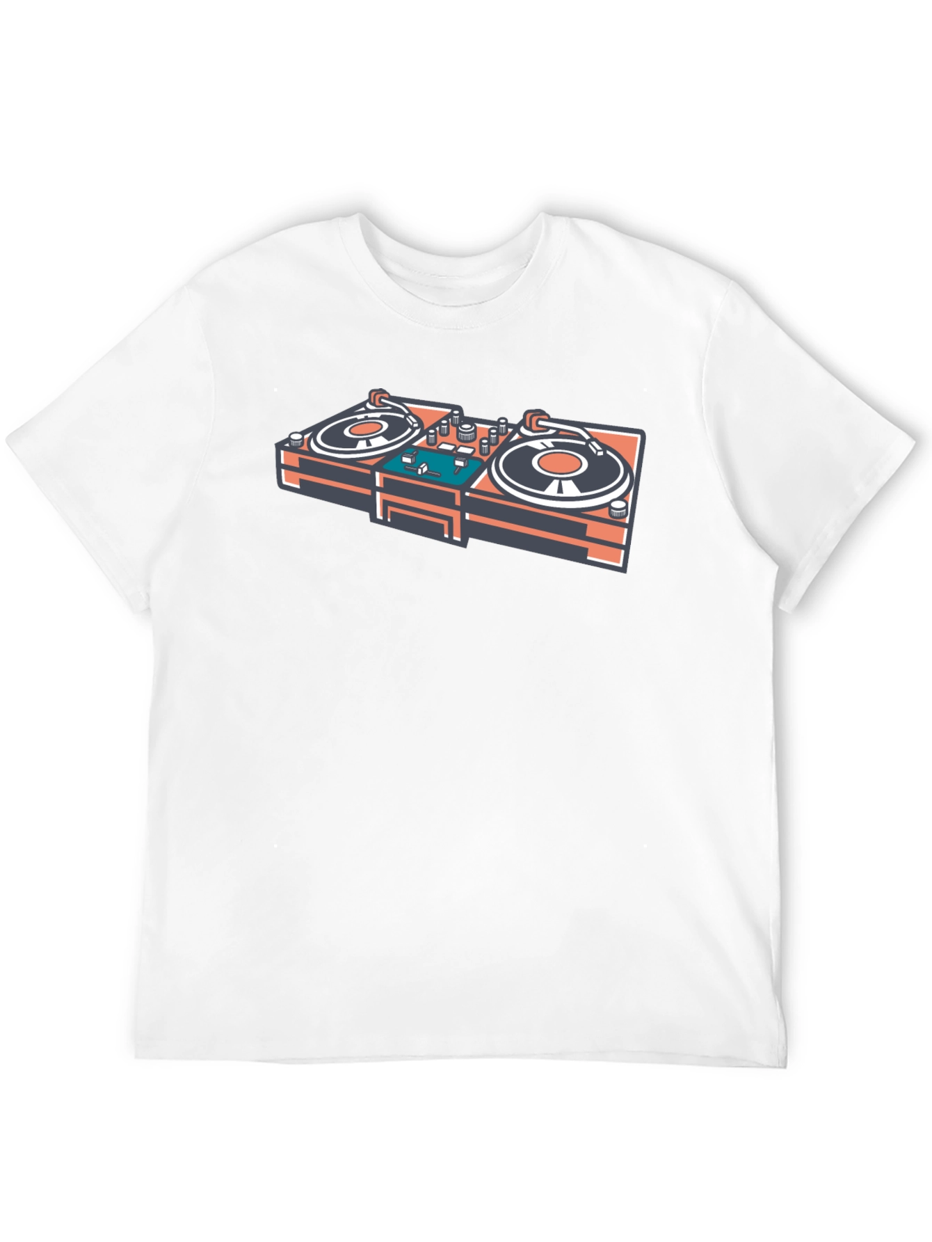 DJ Turntable Graphic T-Shirt - Music Lovers Tee