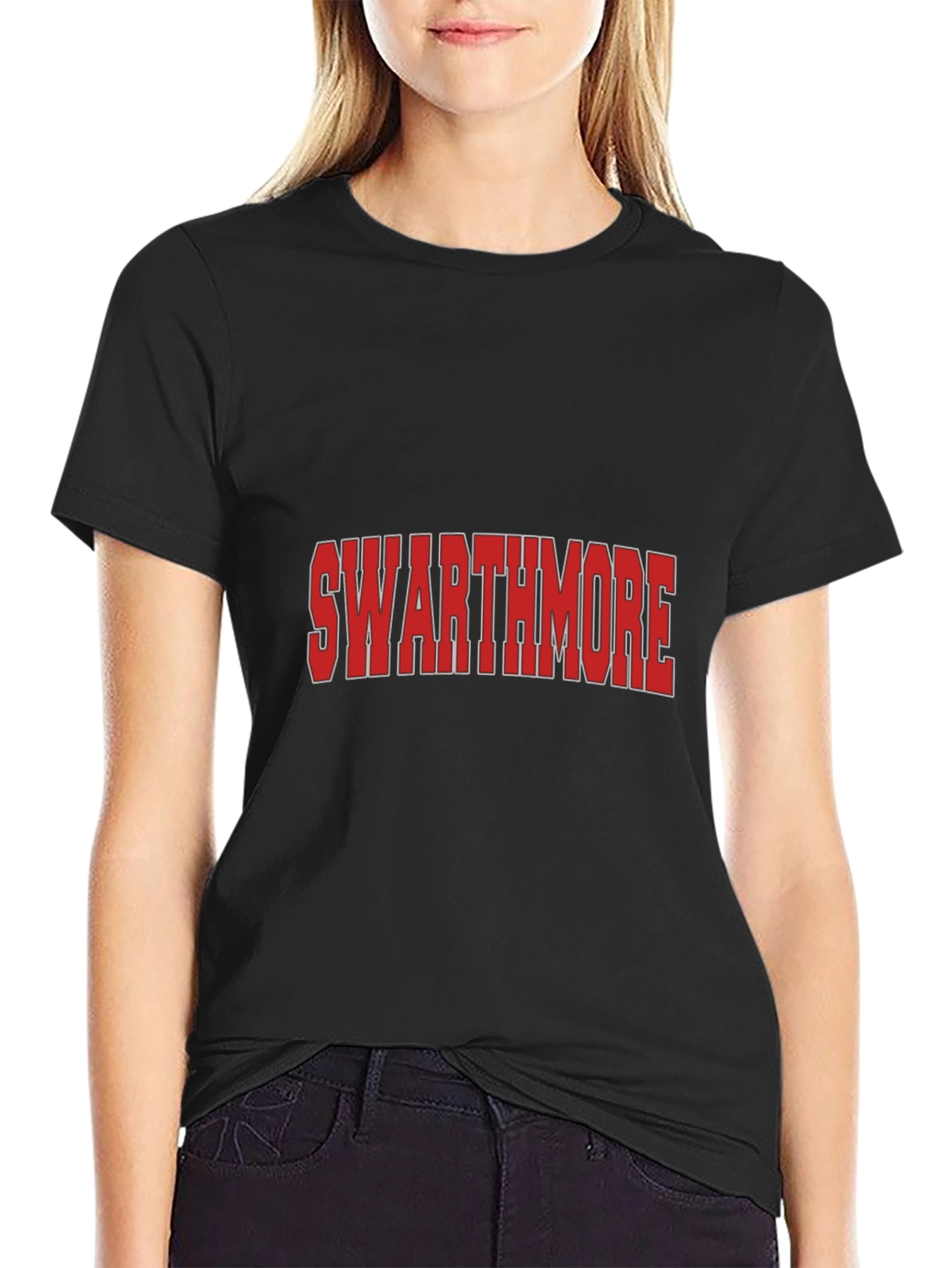 Swarthmore T-Shirt Black Collegiate Style