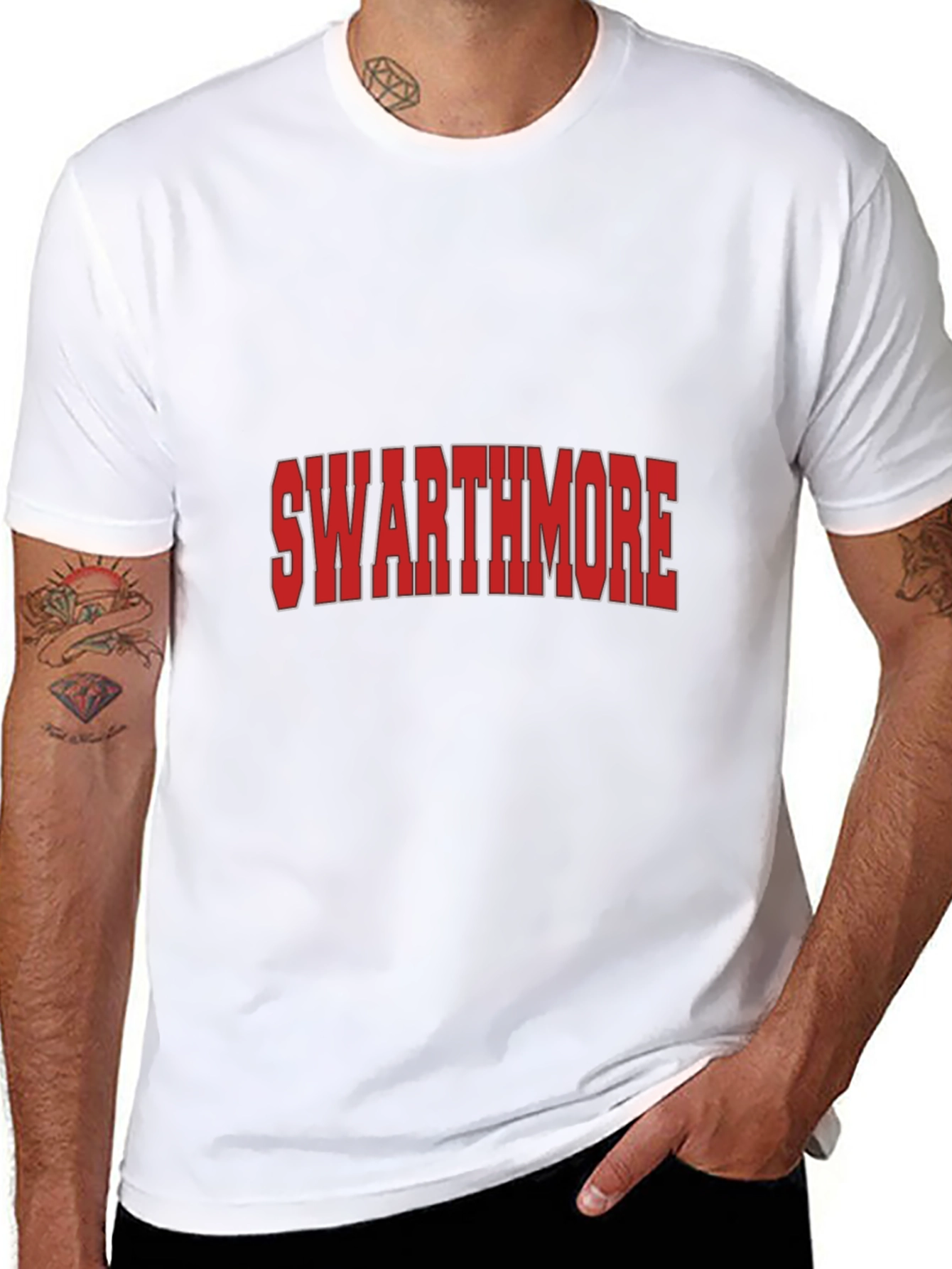 Swarthmore T-Shirt Black Collegiate Style