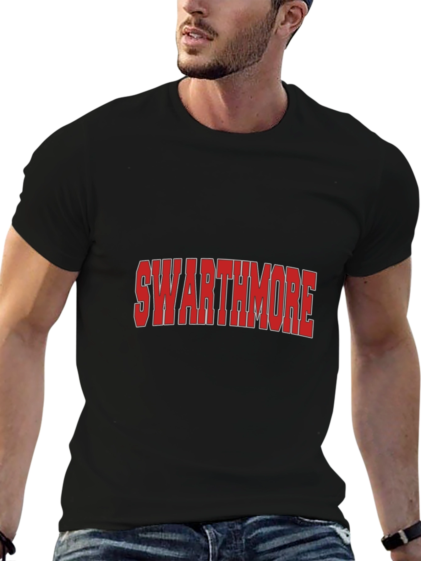 Swarthmore T-Shirt Black Collegiate Style